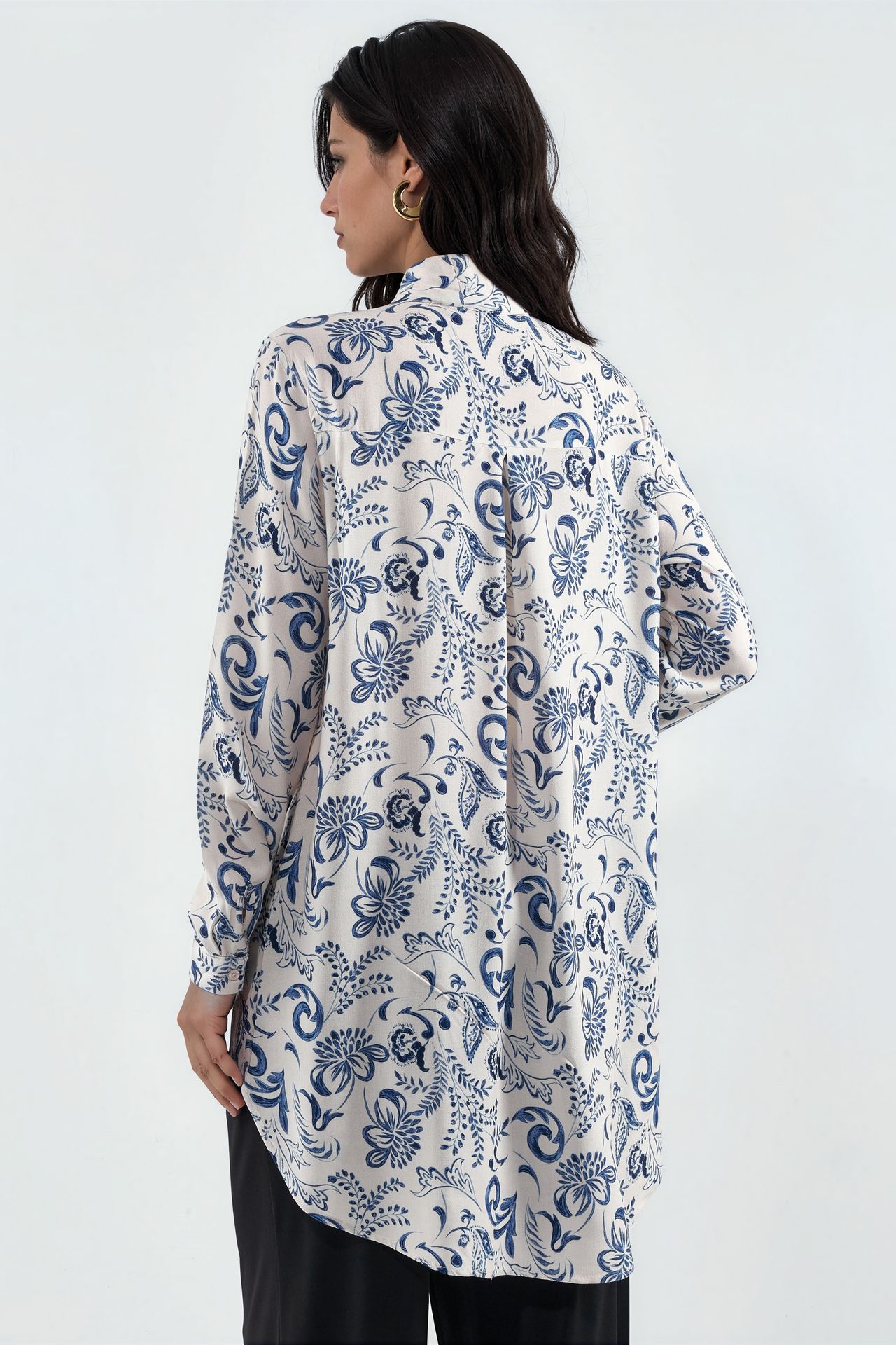 BDART Long Floral Viscose Shirt 3