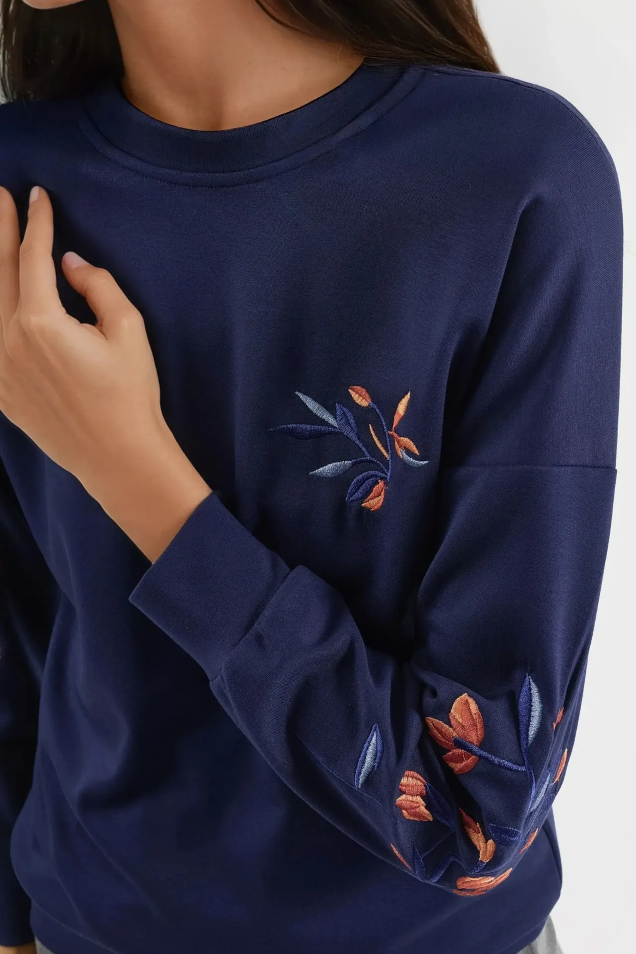 BERSAN Kadın Bisiklet Yaka Sweatshirt 7