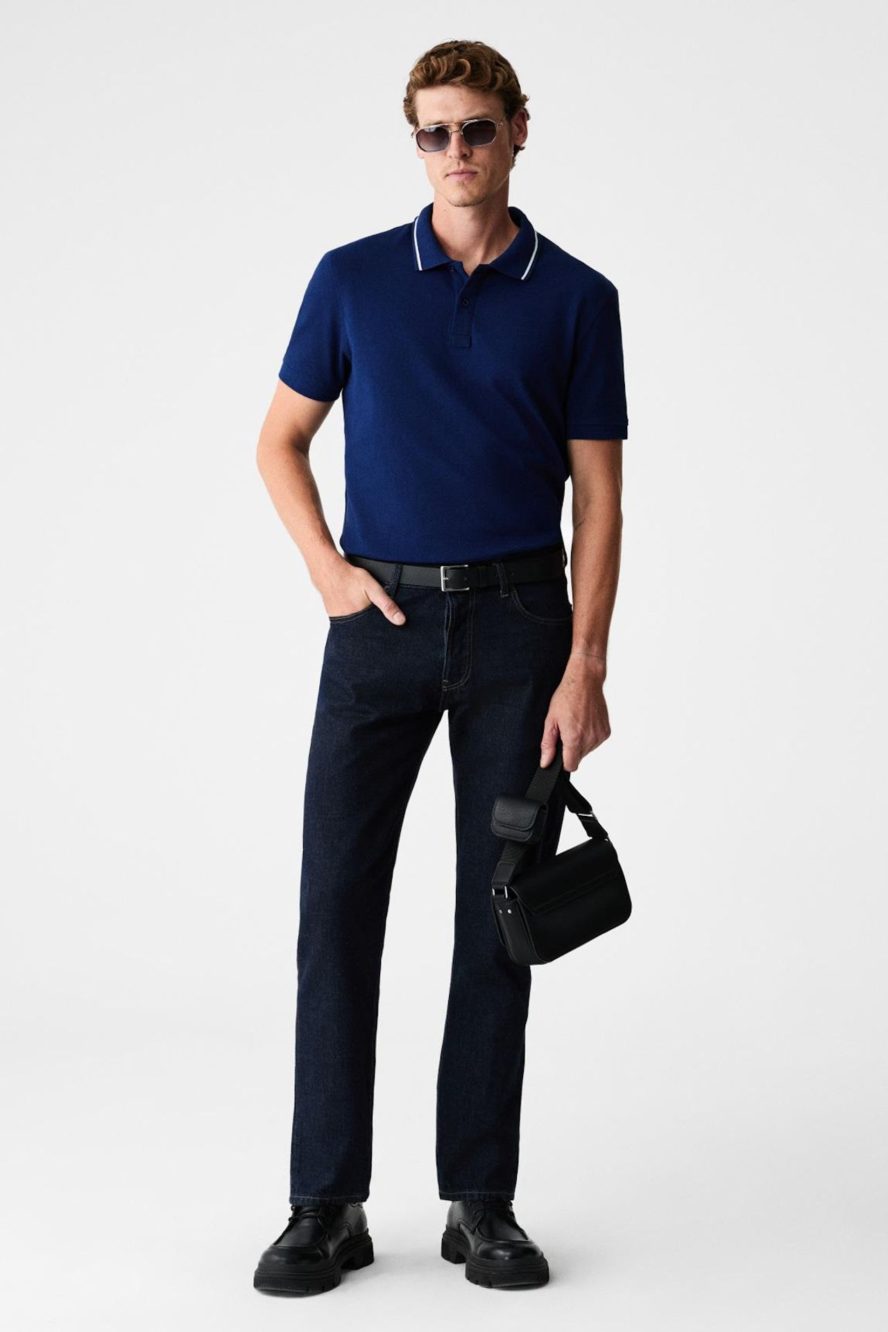 GRIMELANGE Polo Yaka Çizgili Tişört 6
