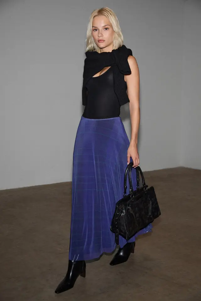 GRIMELANGE Straight Skirt