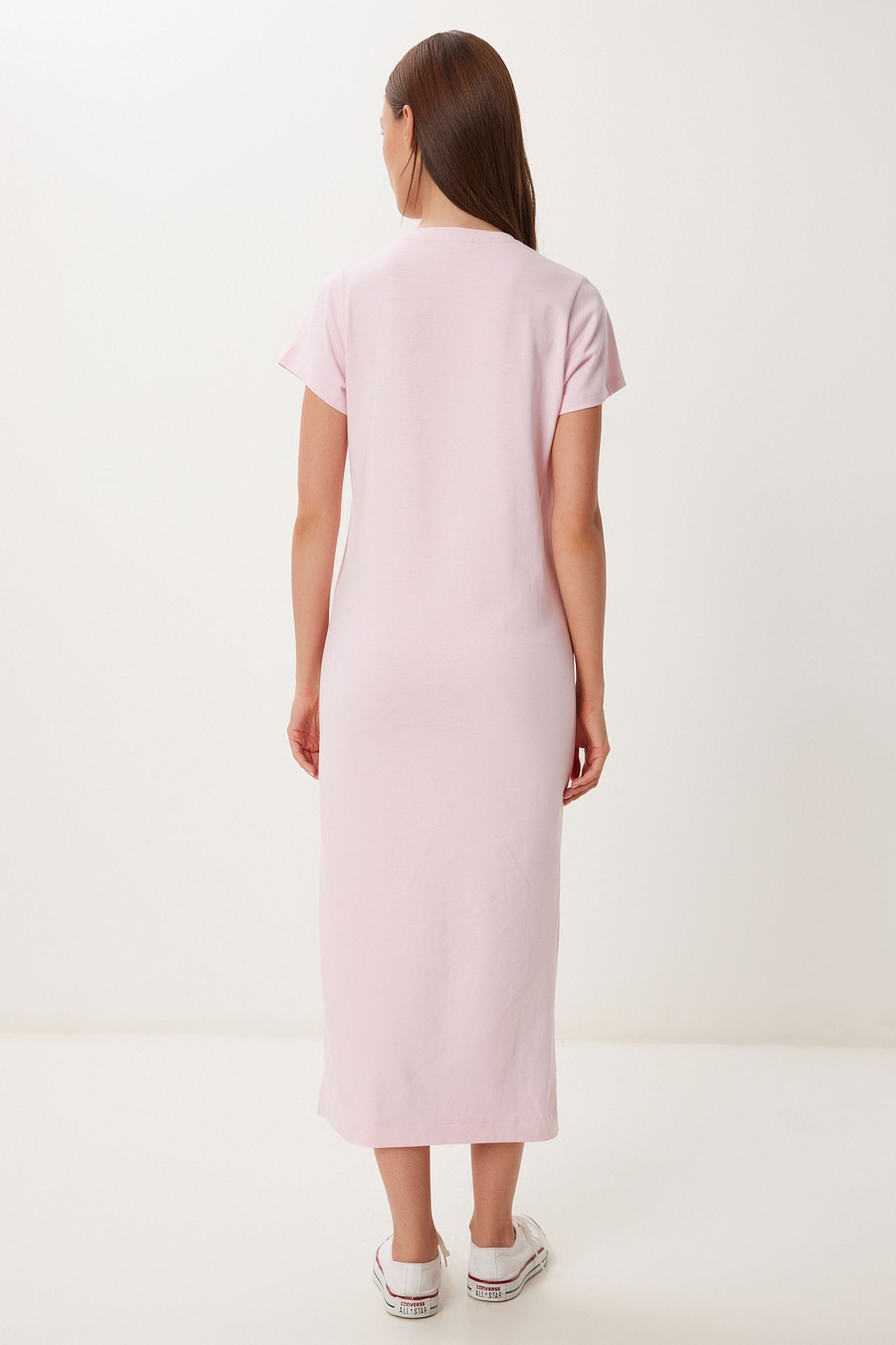 ISTANBUL Slim Fit Midi Dress with Side Slit 4