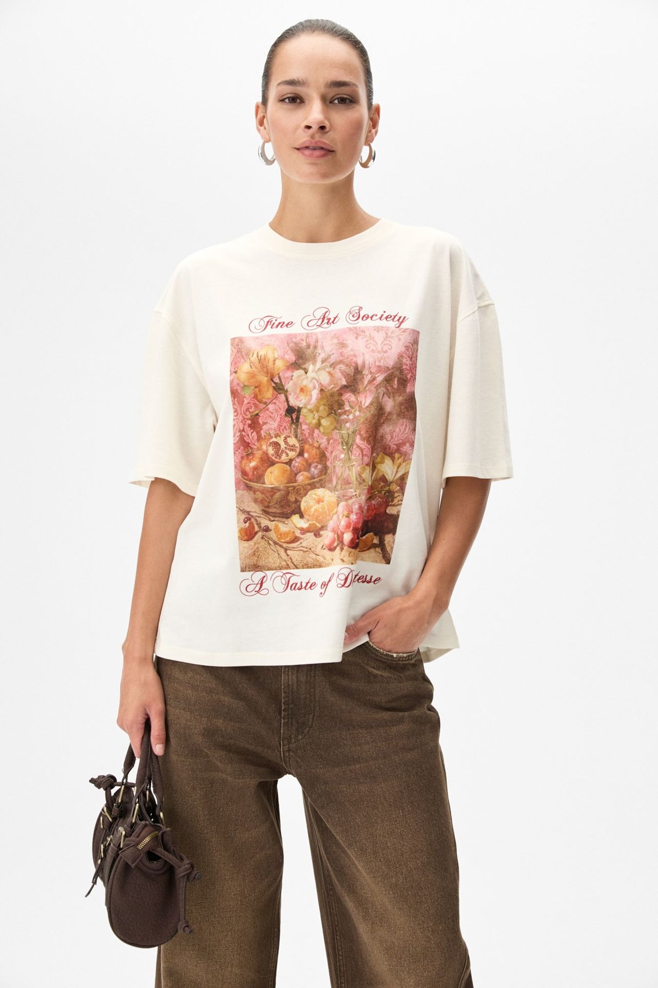 GRIMELANGE Printed Crew Neck T-Shirt 1