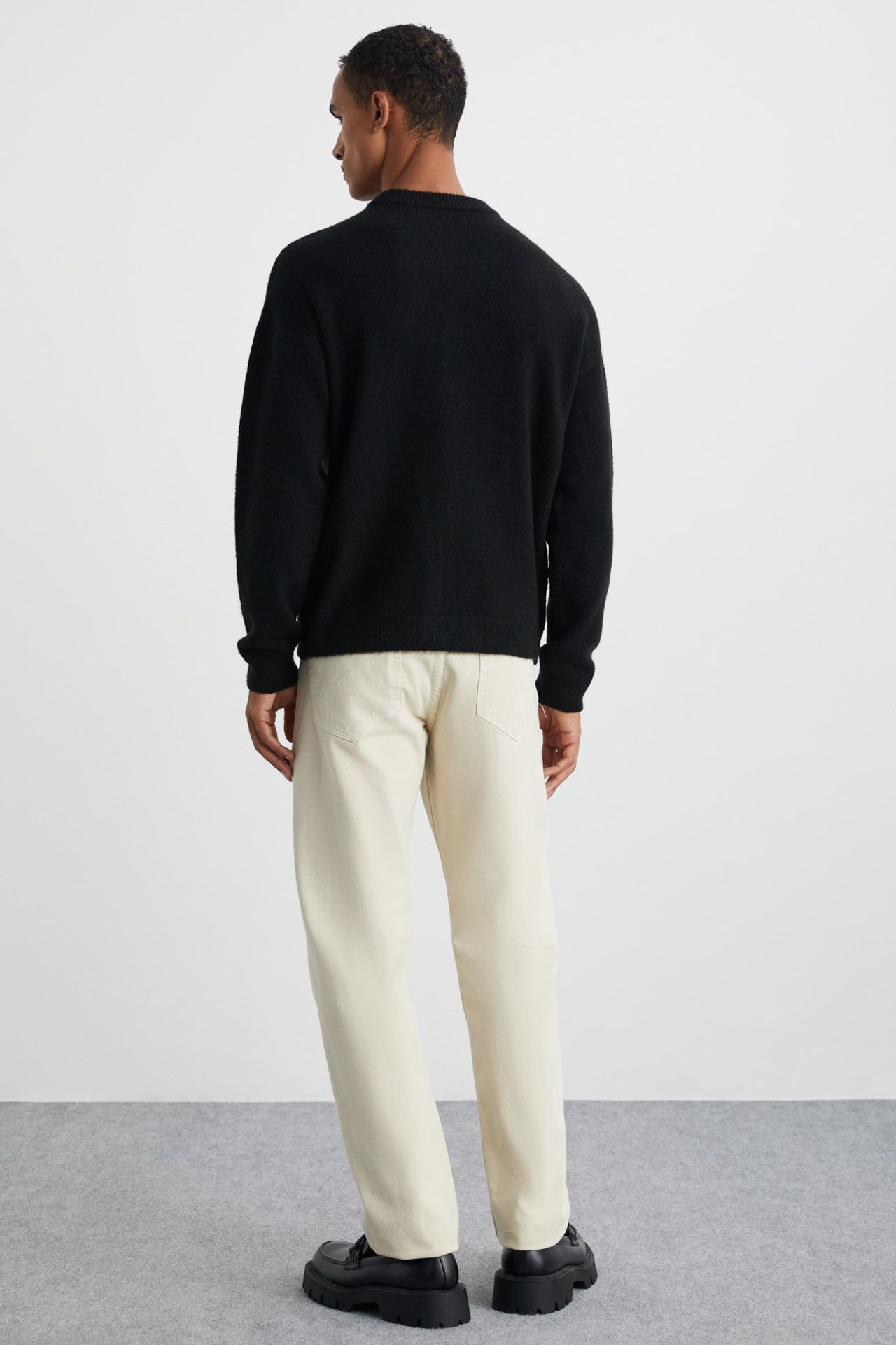 GRIMELANGE Ribbed Crew Neck Jumper 6