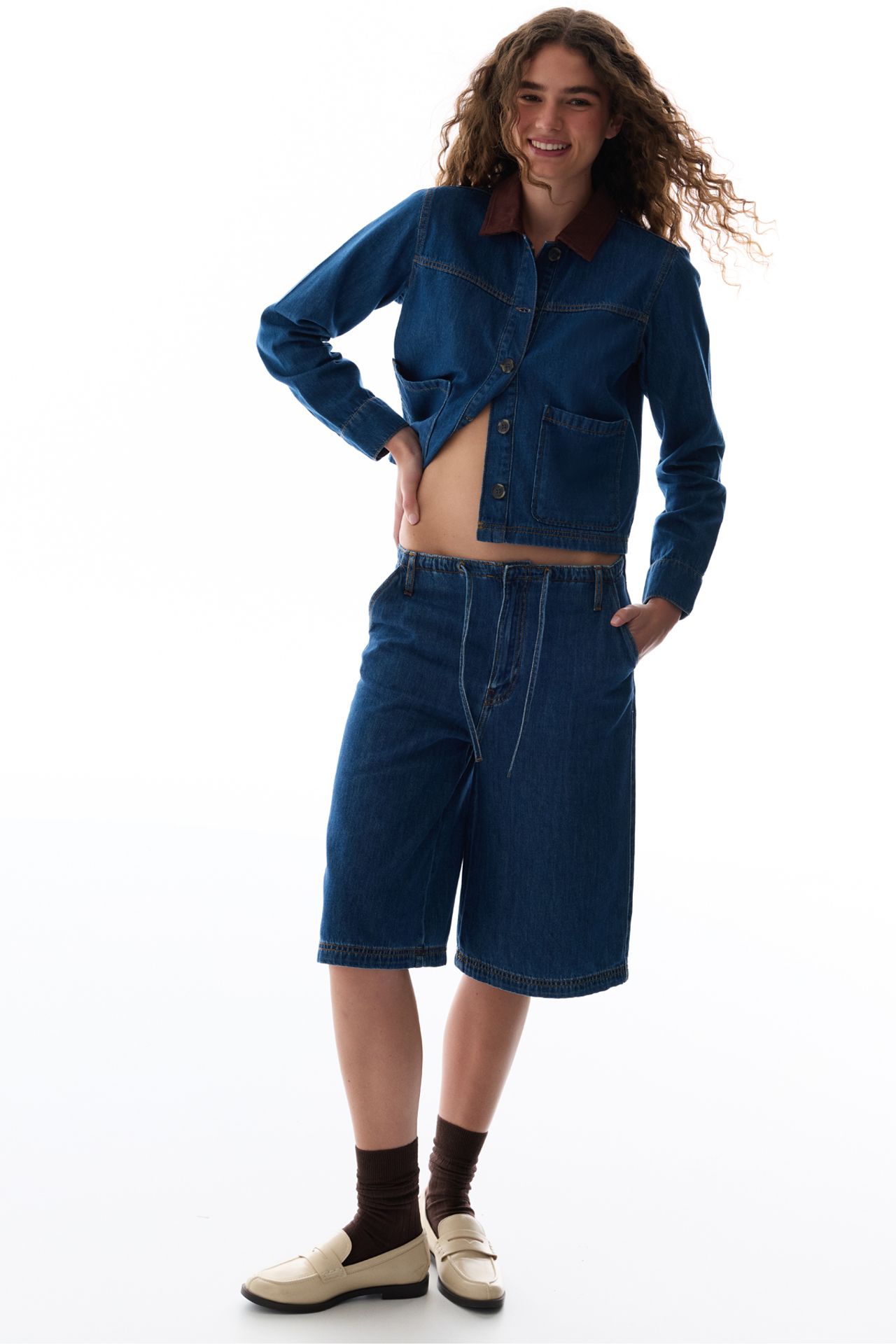 PENTI Longline Bermuda Pants 5