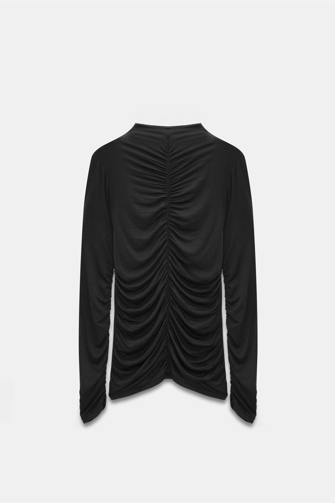 DILVIN Dar Kesim Uzun Kollu Jersey Bluz 6