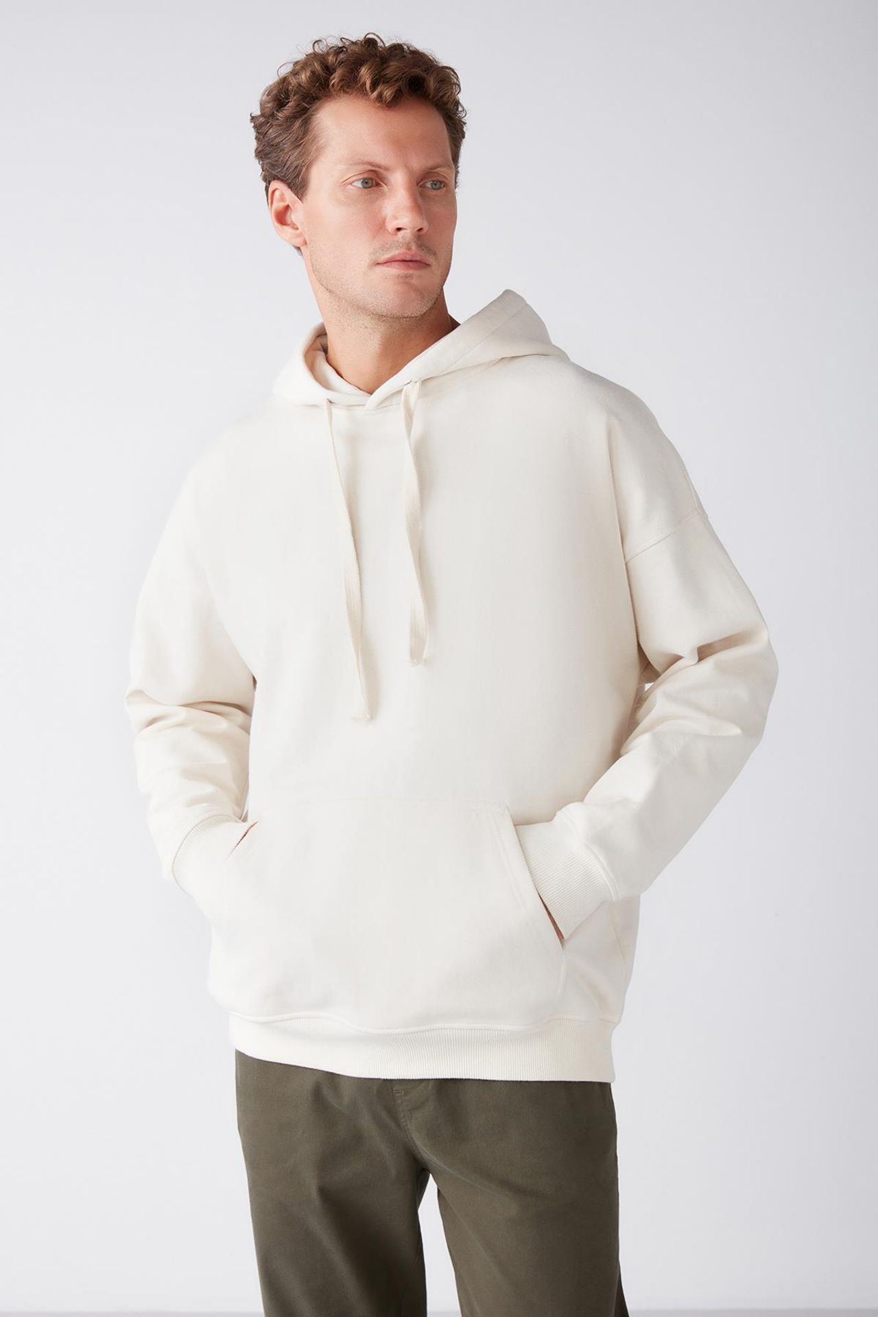GRIMELANGE Oversize Kapüşonlu Cepli Sweatshirt 4