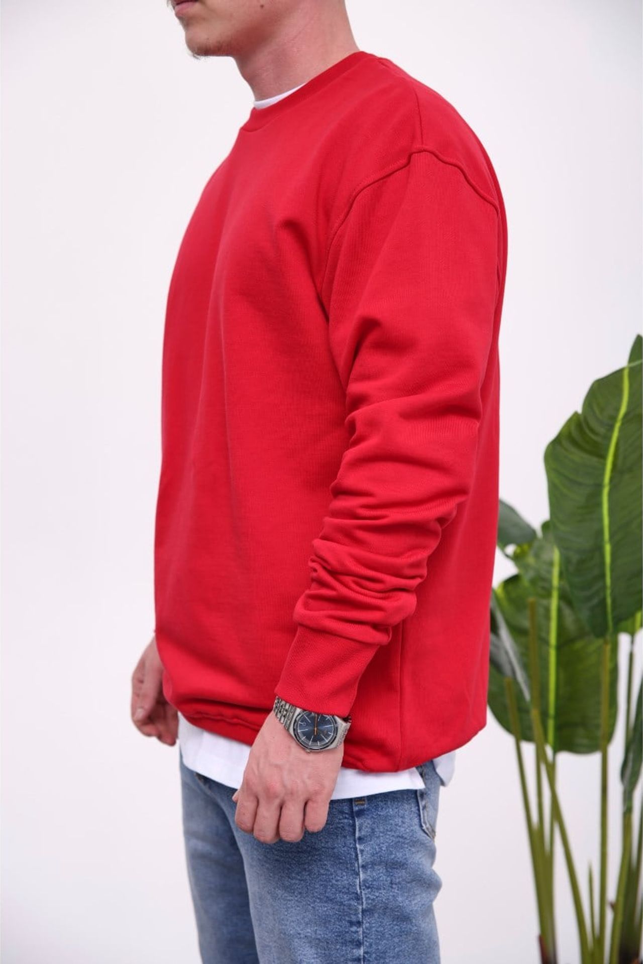 NOMARC Normal Kalıp Bisiklet Yaka Sweatshirt 2