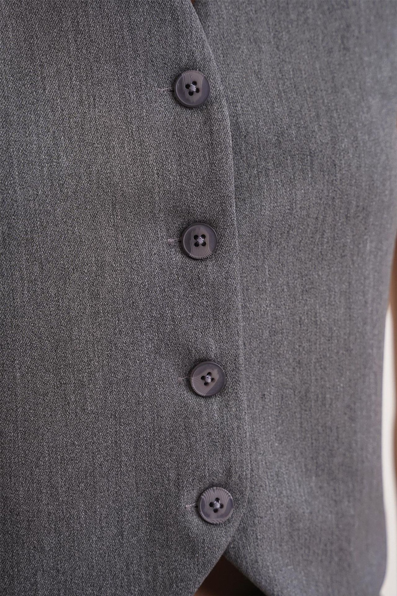 Mixray V-neck Buttoned Waistcoat 6
