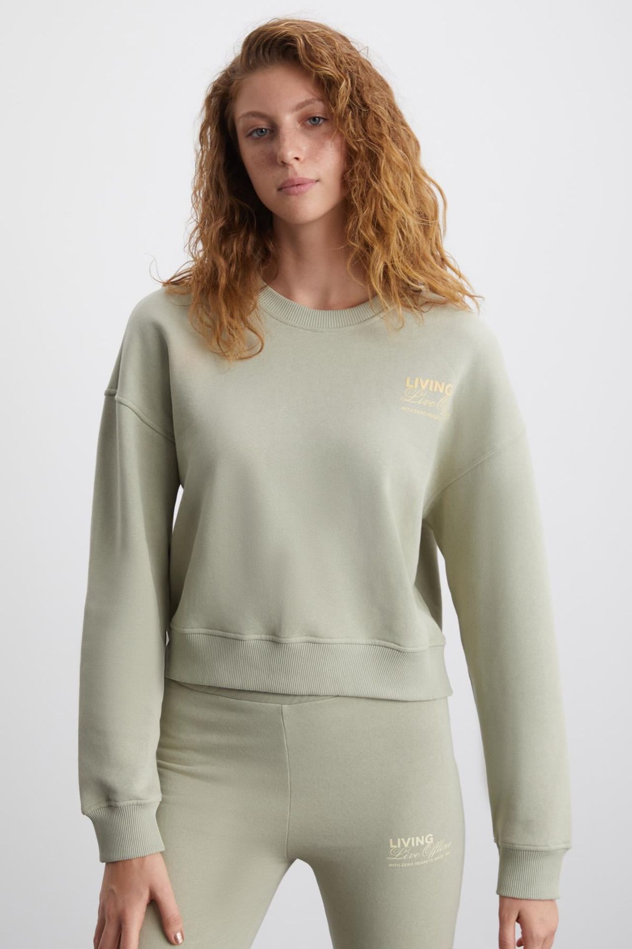 GRIMELANGE Ribbed Crew Neck Sports Set 1