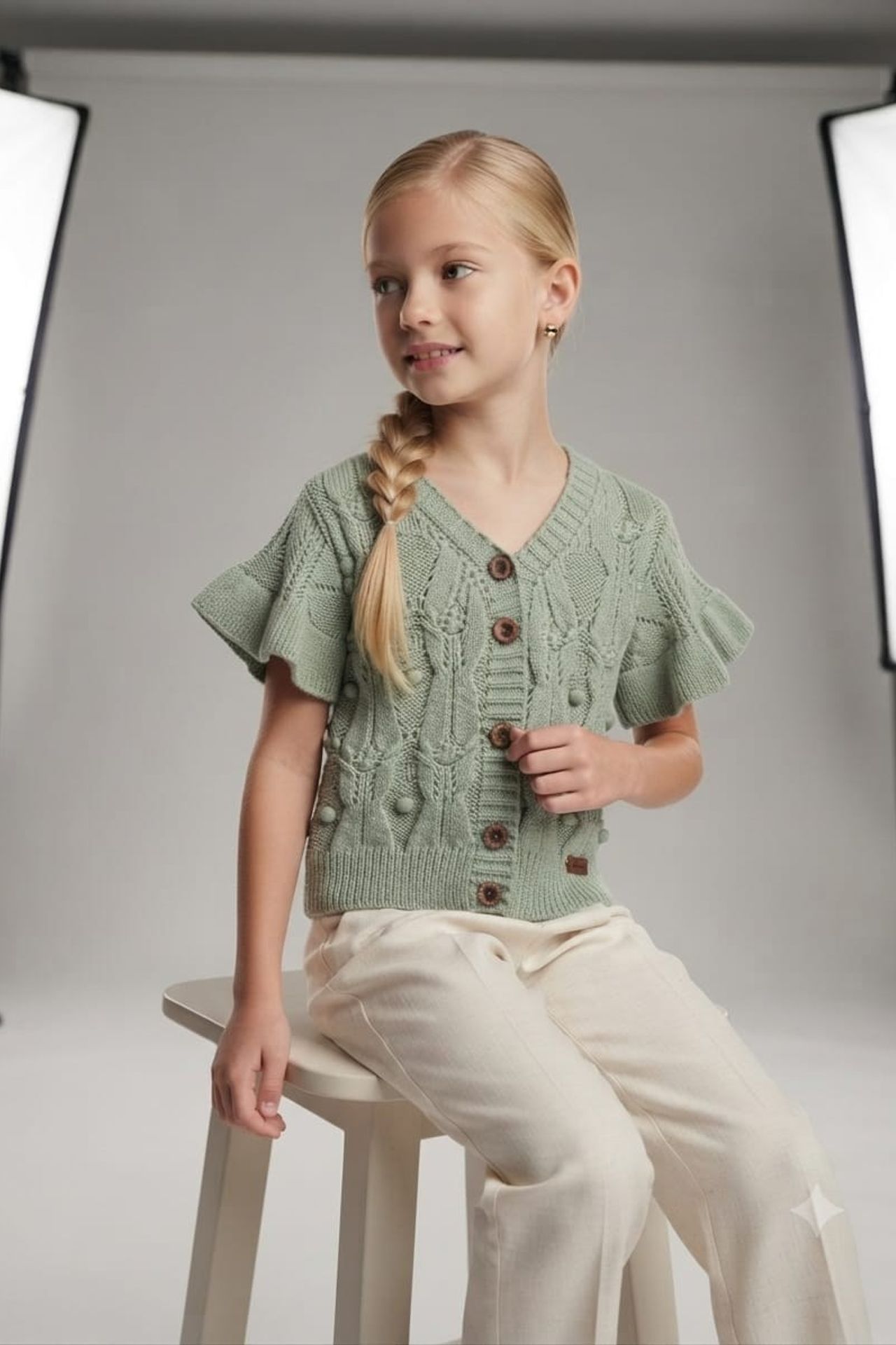 HİLAL AKINCI KİDS Youth Knit Pullover Top 3
