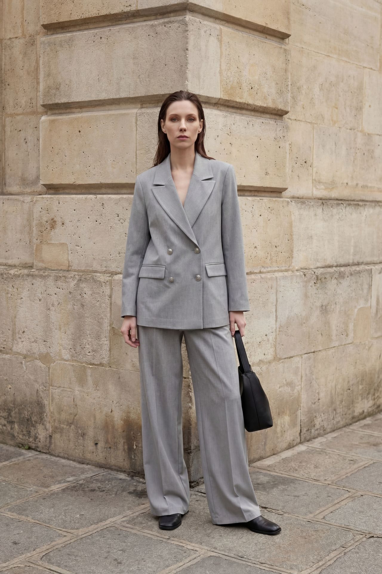 MY FASHION Buttoned Blazer Jacket 1