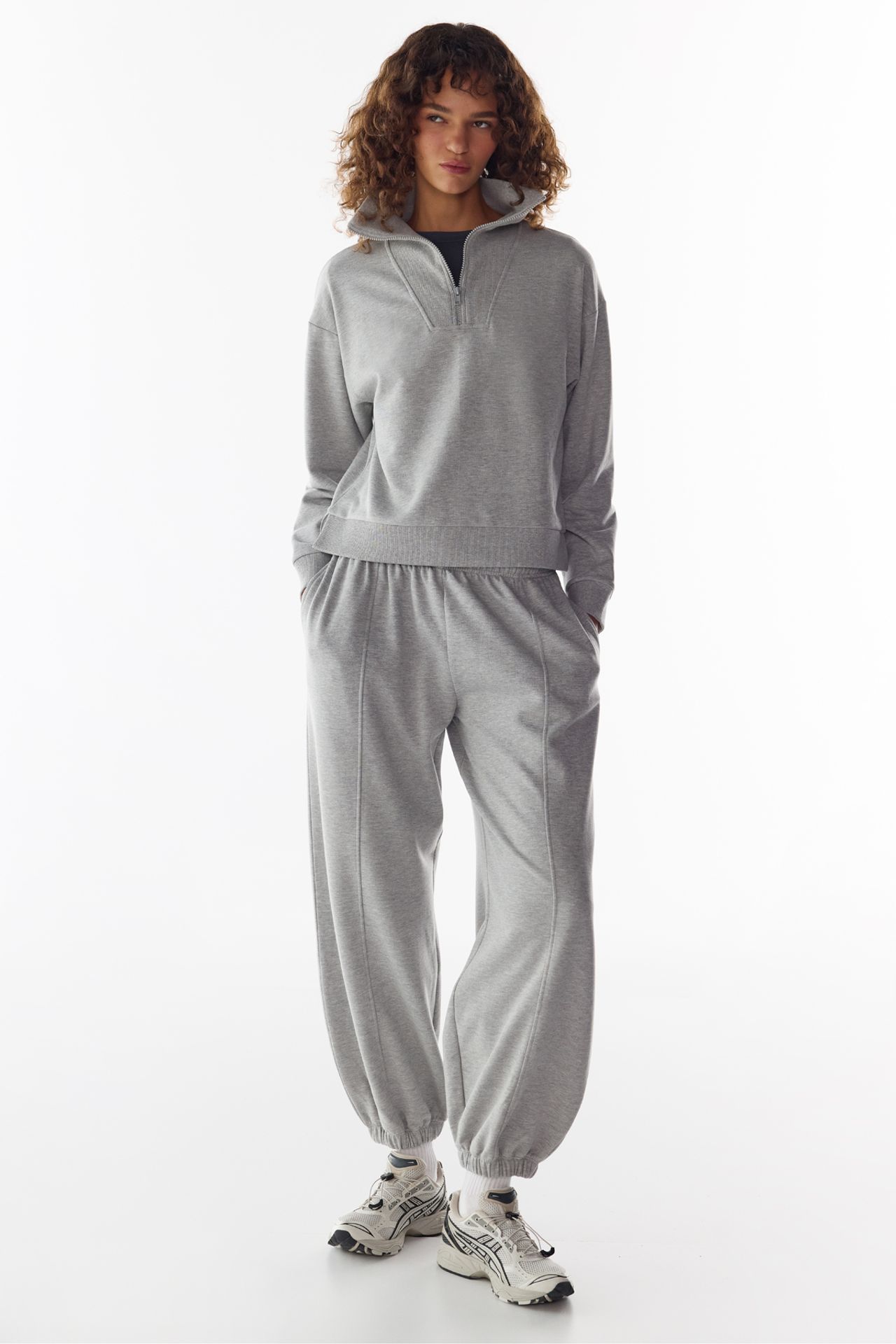PENTI Half-Zip Brushed Sweatshirt 4