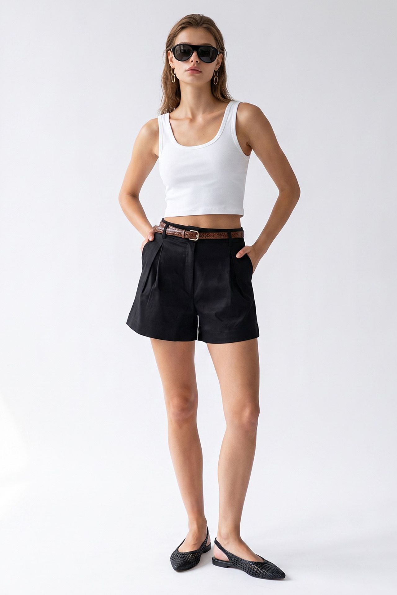 MIXRAY Women's Cotton Shorts