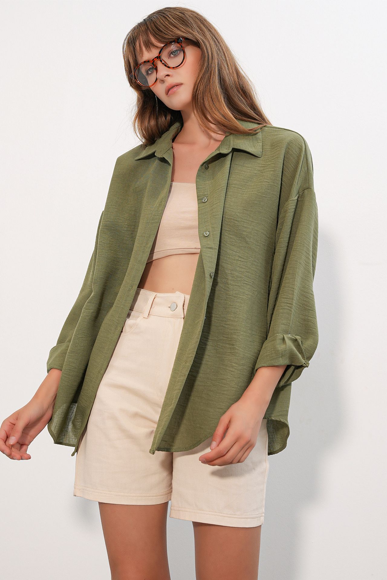 BDART Embroidered Long Sleeve Shirt with Button Closure 4