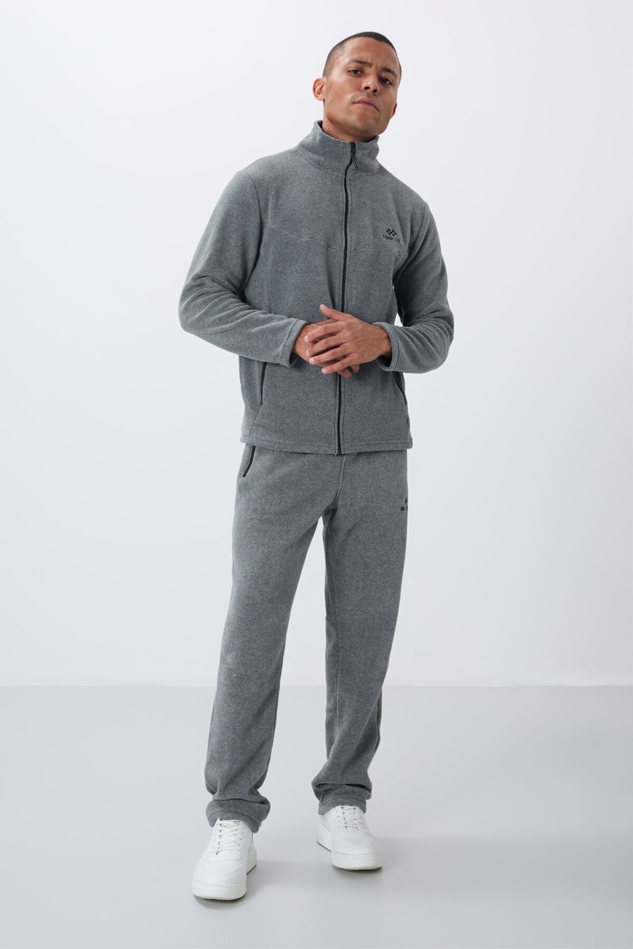 TOMMY Men's Zipper Sweatshirt And Pants Set 3
