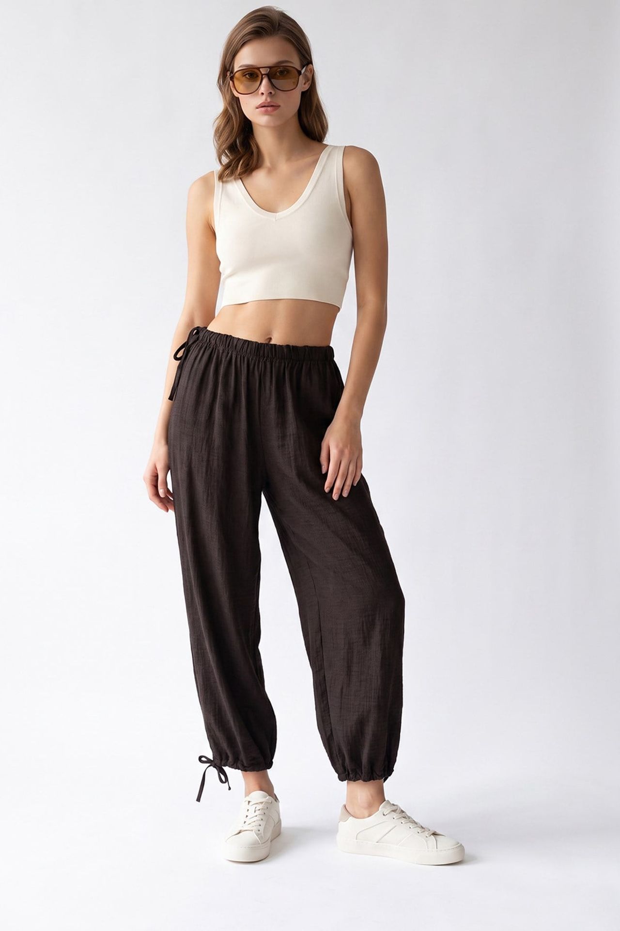 MIXRAY Tencel Düz Paça Pantolon 3