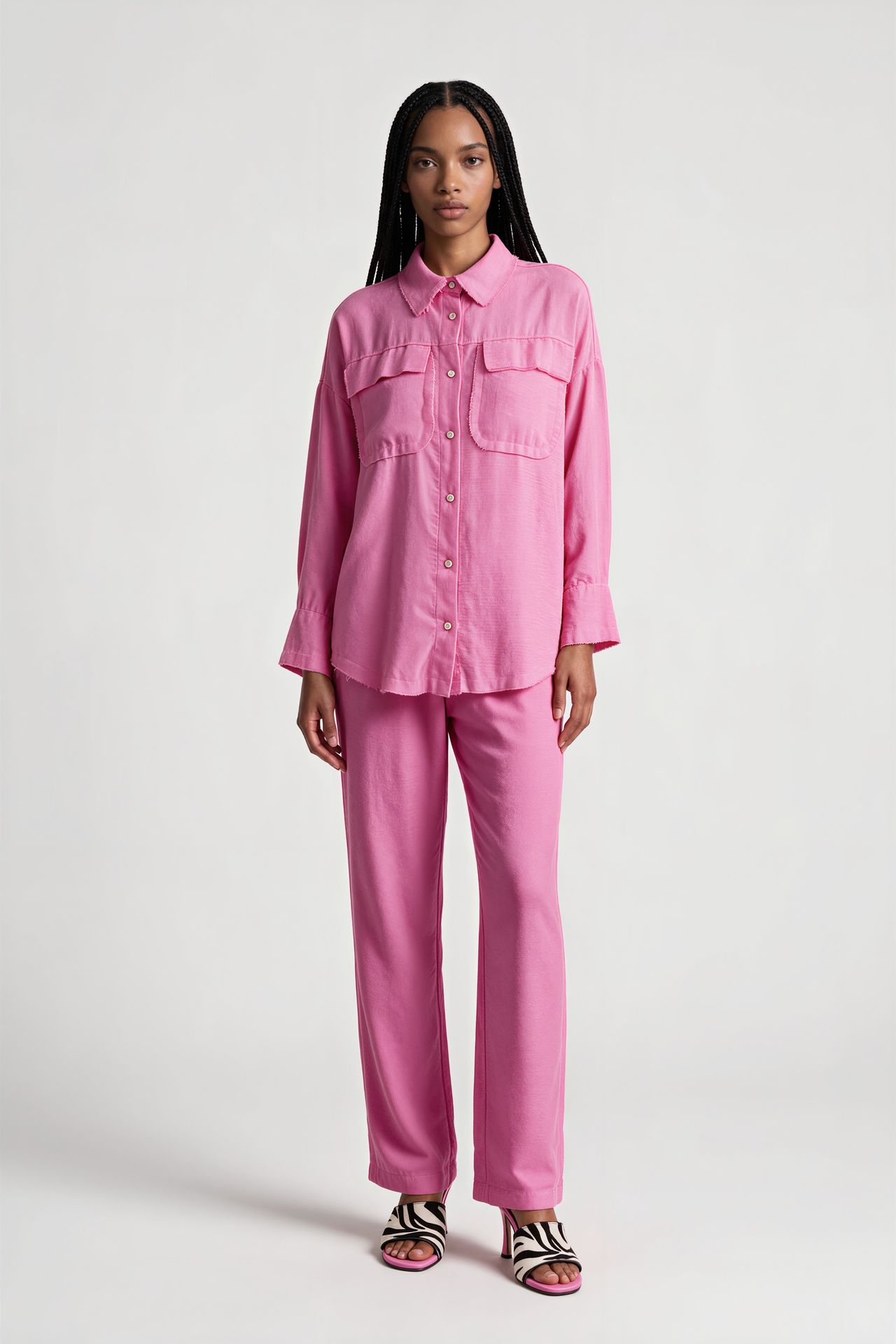 MSN Linen Cotton Suit Set 1
