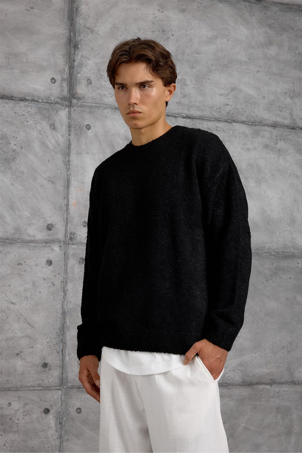 NOMARC Regular Fit Bisiklet Yaka Kazak 1