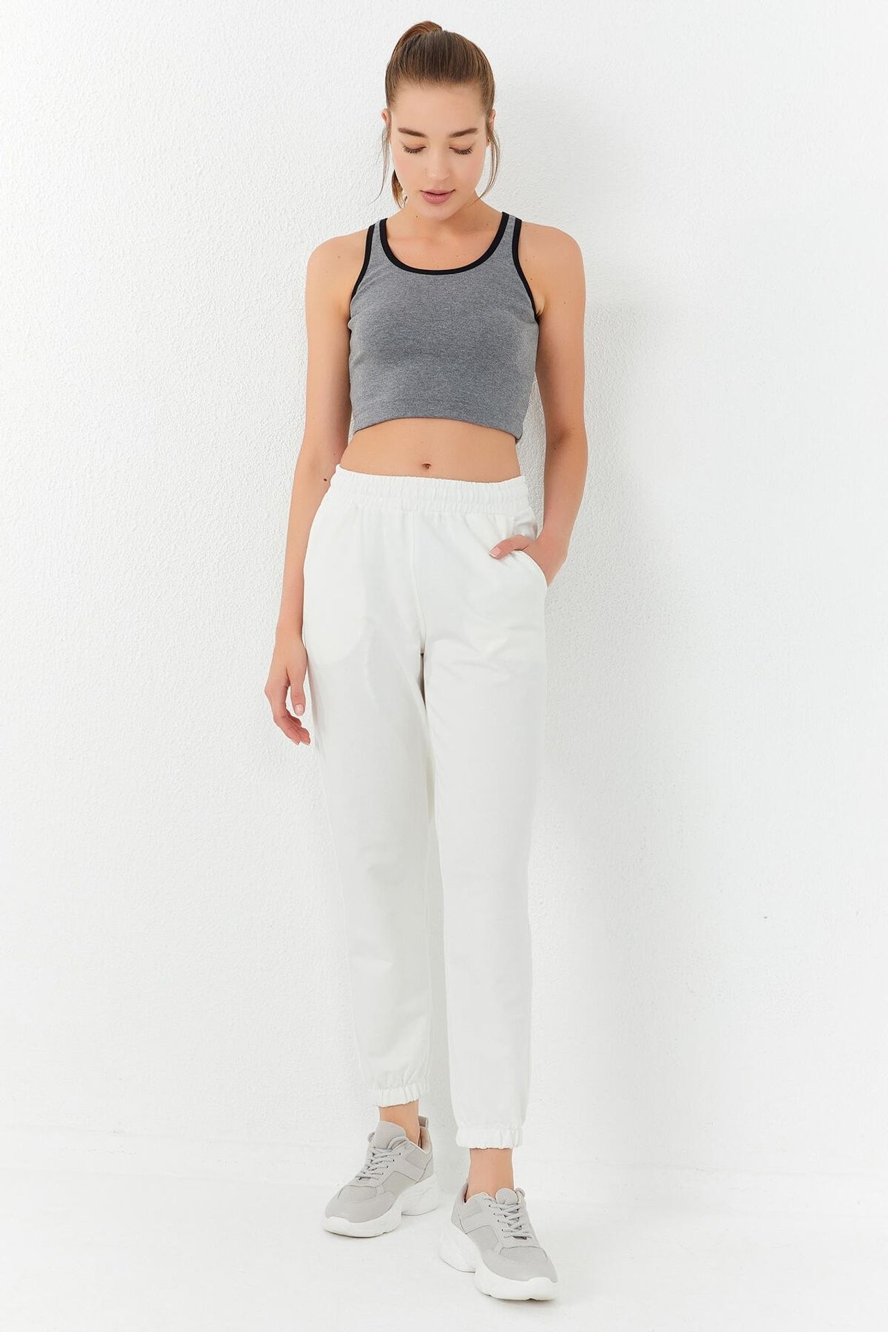 TOMMY Ribbed Sleeveless Crop Top 4