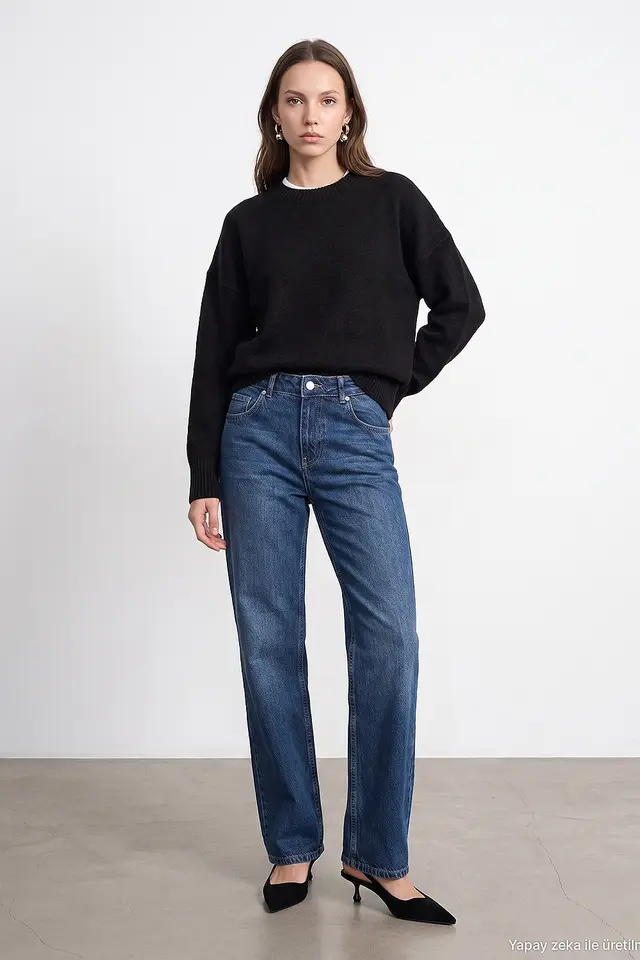 DILVIN Women's Cotton Jeans