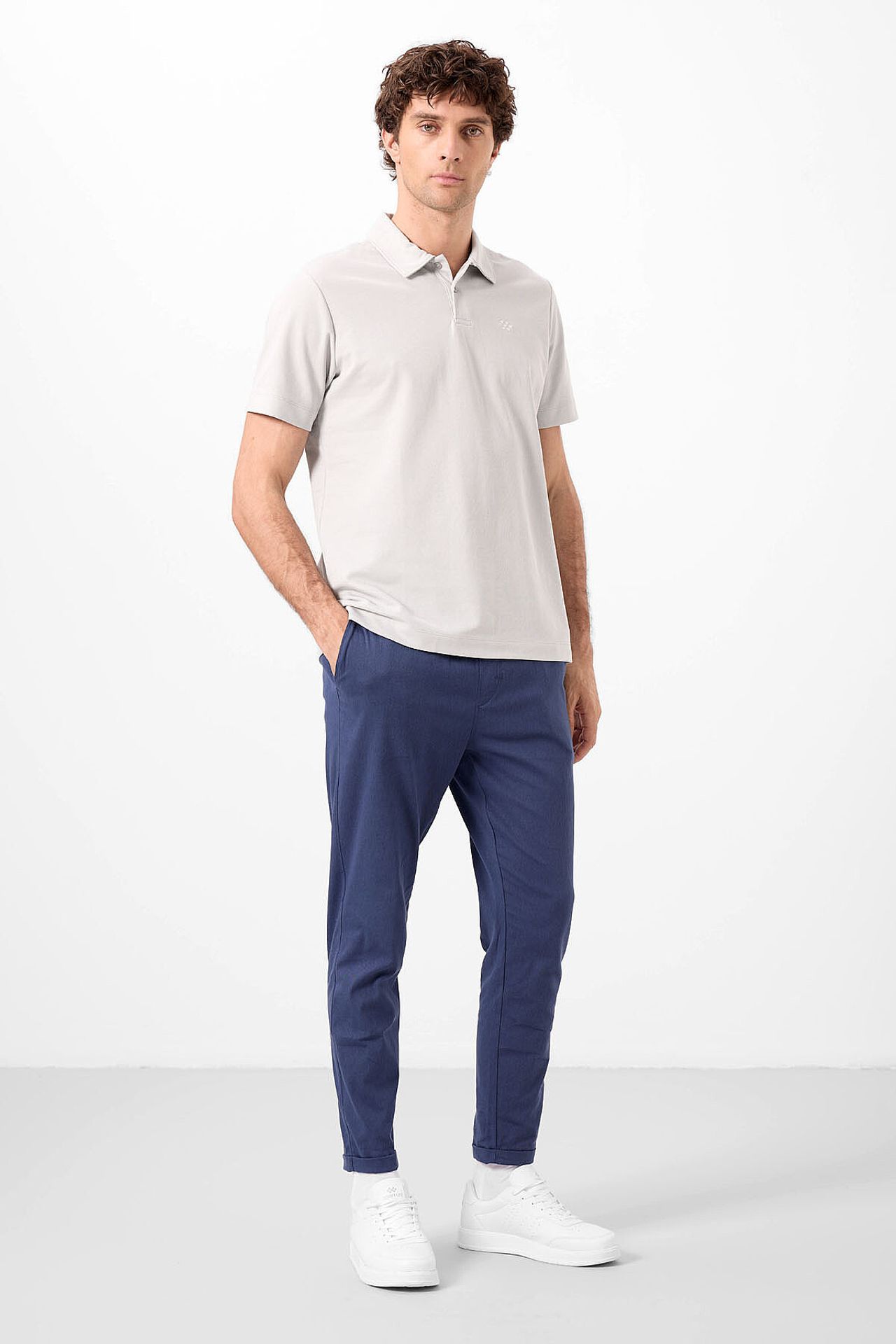 TOMMY Men's Cotton-Blend Polo T-Shirt 2