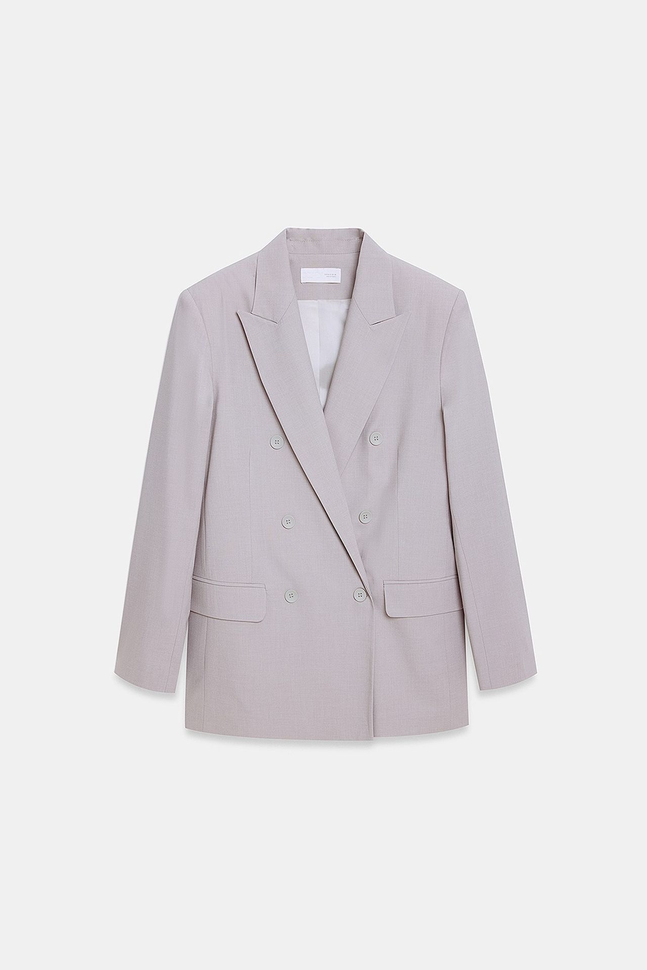 DILVIN Long Crepe Blazer With Shawl Collar 5