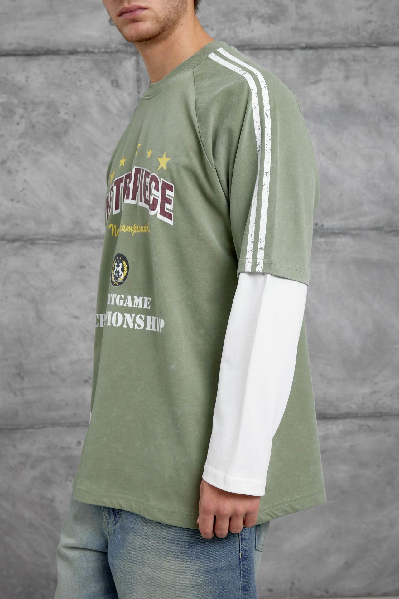 NOMARC Rahat Bisiklet Yaka Uzun Kollu Sweatshirt 2