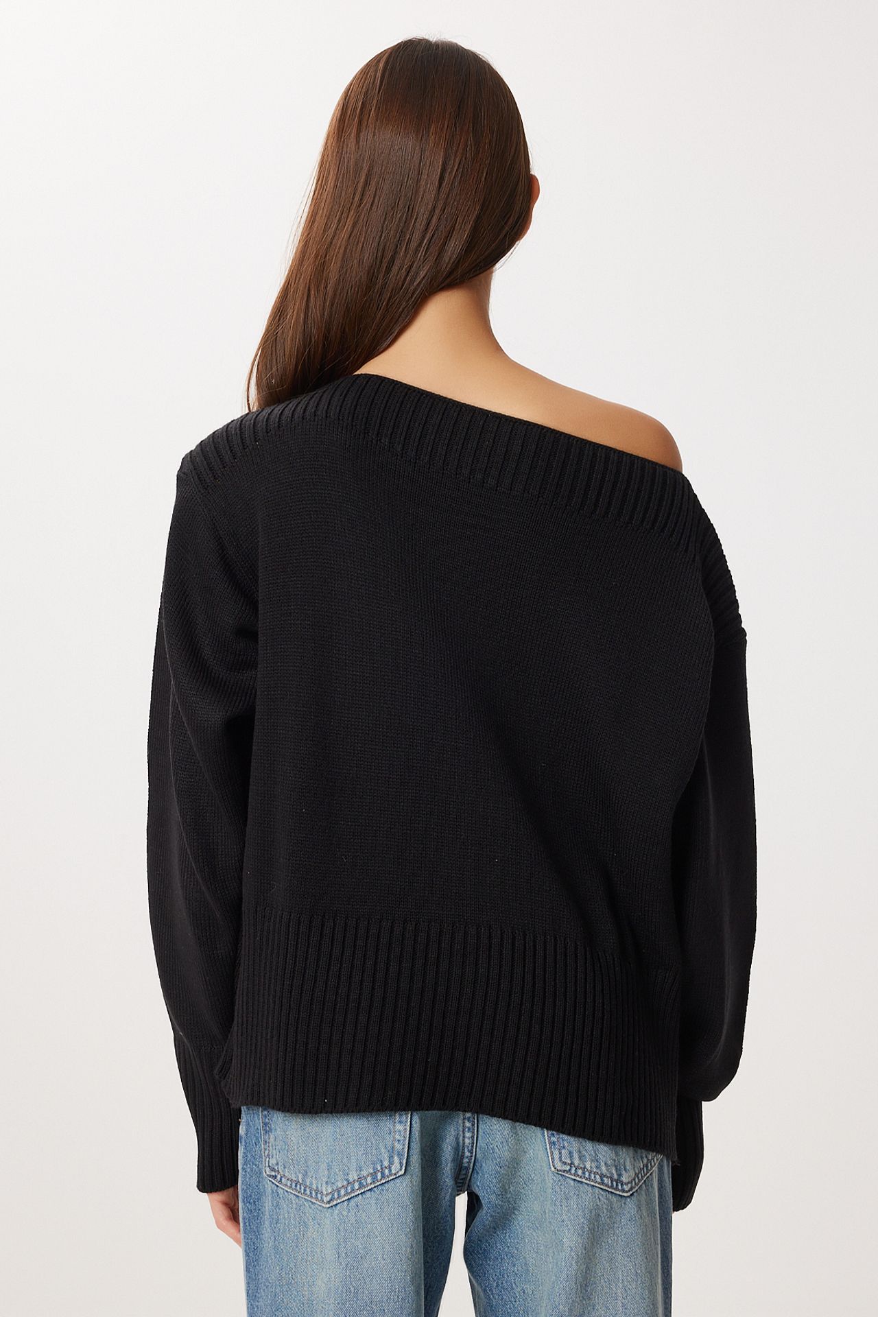 ISTANBUL Boat Neck Ribbed Sweater 5