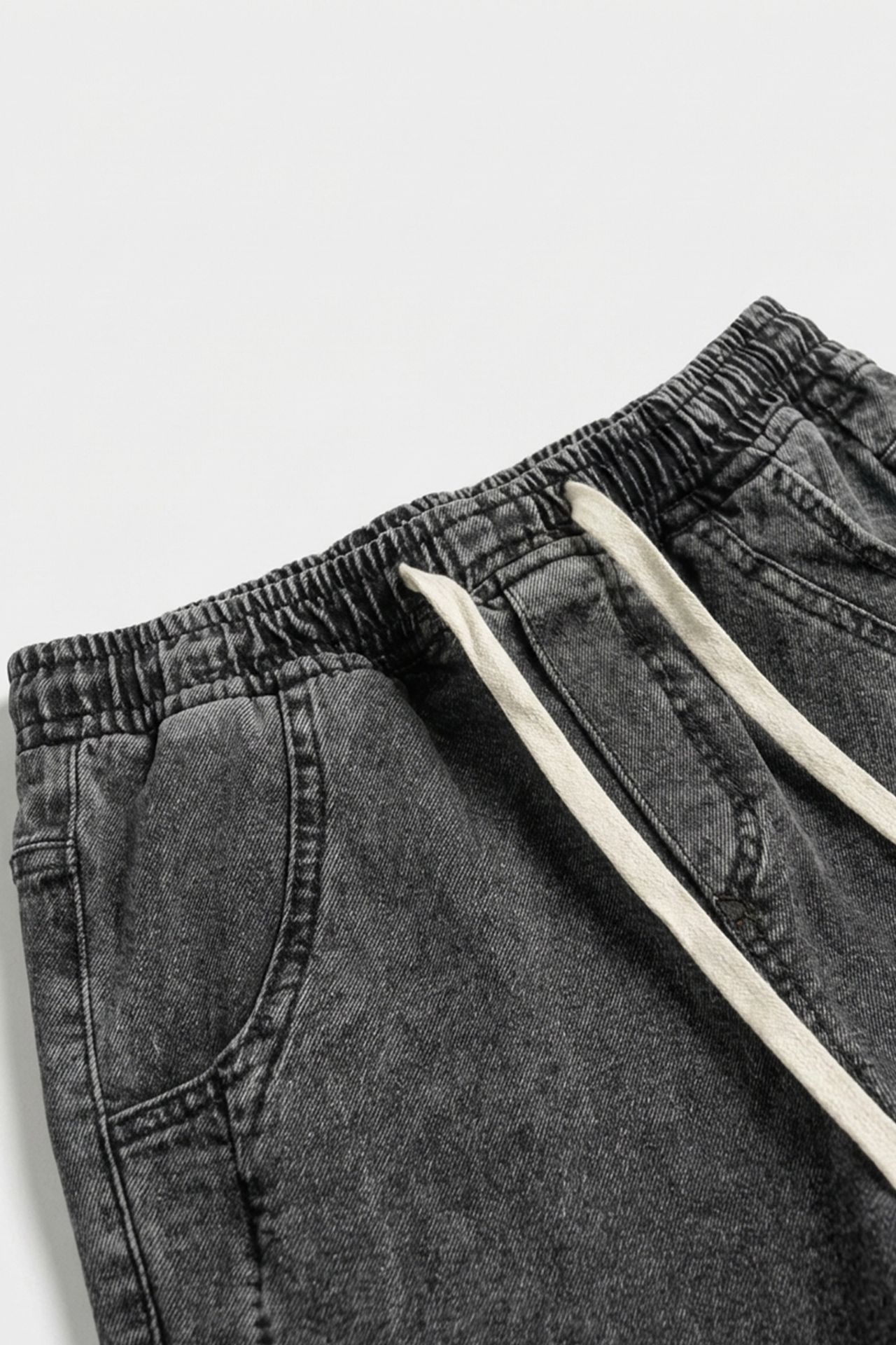 BDART Relaxed Fit Denim Pants with Drawstring Waist 3