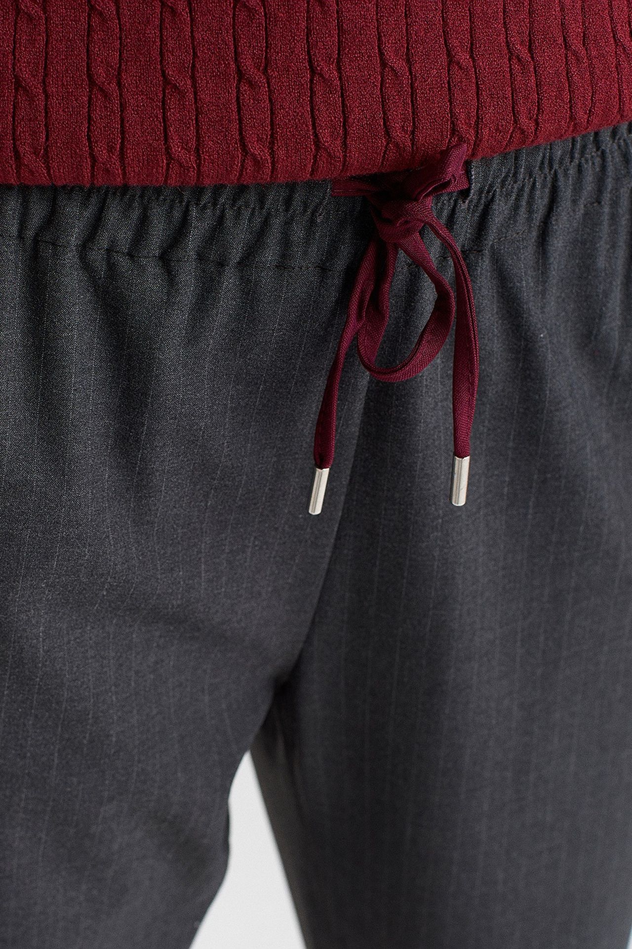 DILVIN Kadın Elastik Bel Jogger Pantolon 4