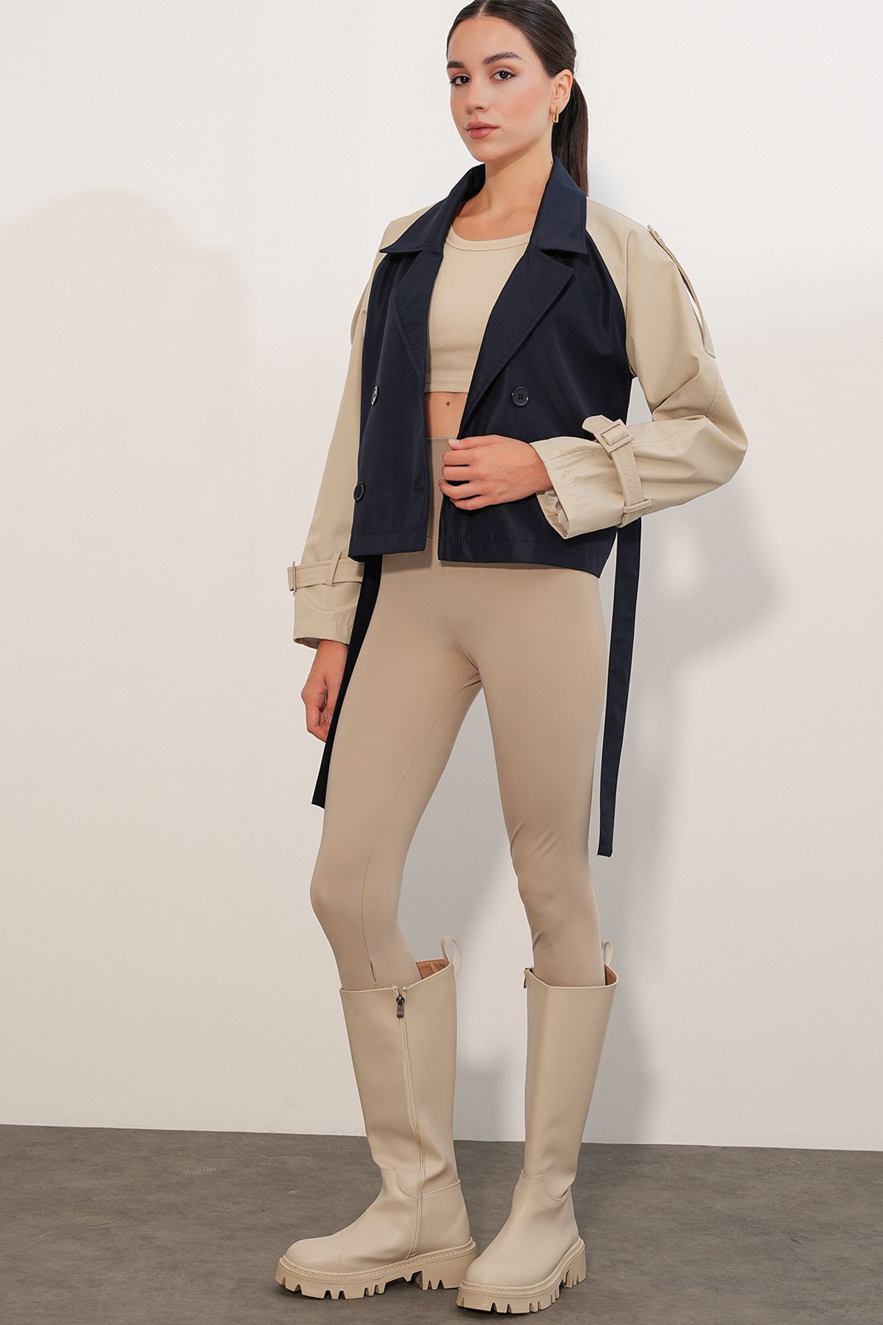 BDART Short Belted Trench Coat