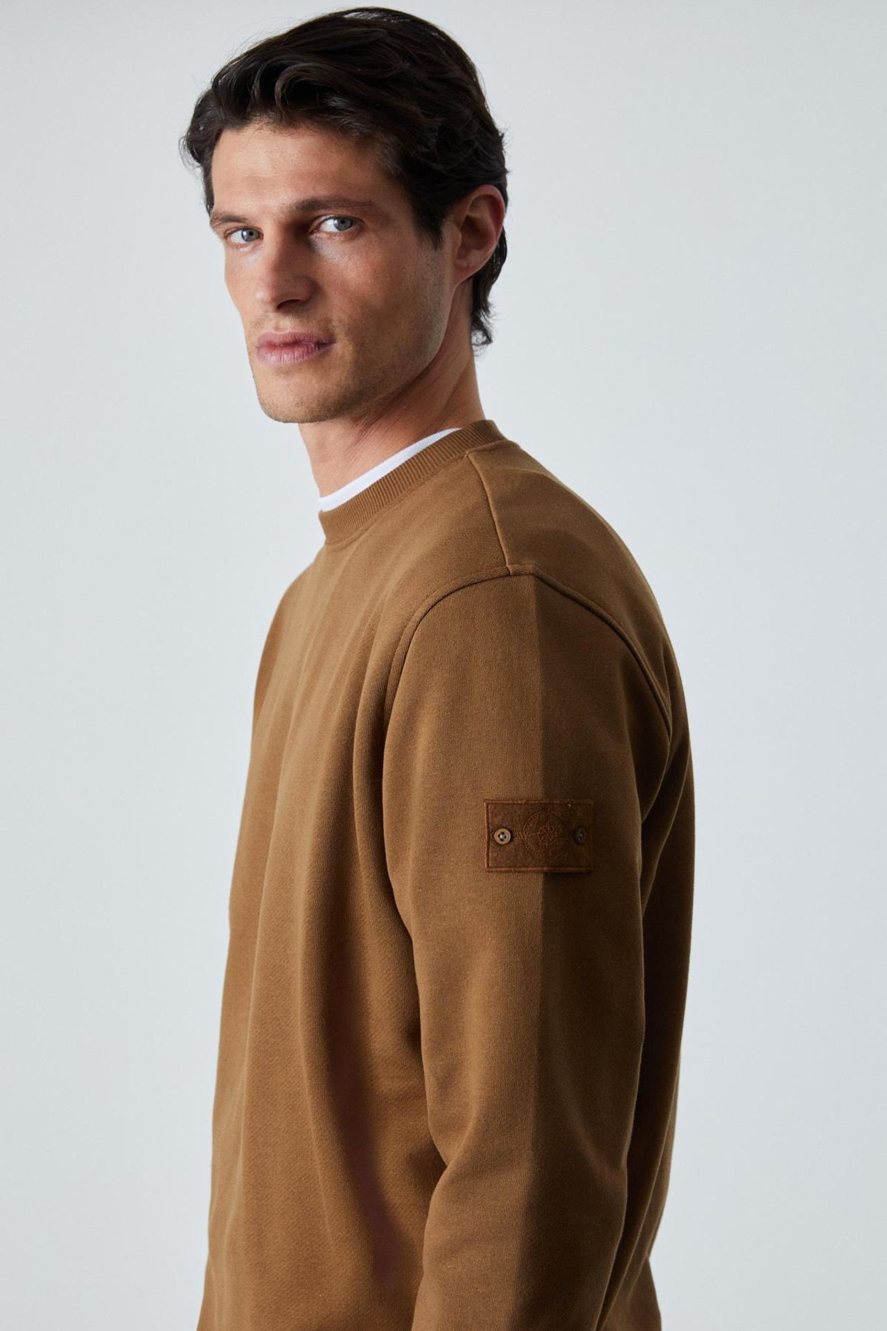 GRIMELANGE Nakışlı Bisiklet Yaka Sweatshirt 4