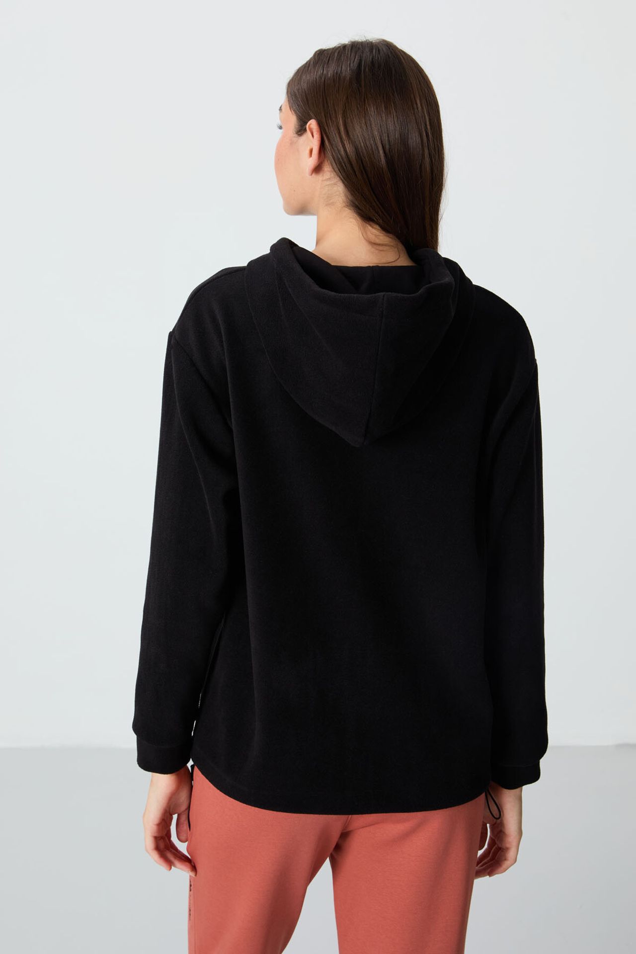TOMMY Oversized Hooded Plush Sweatshirt 6