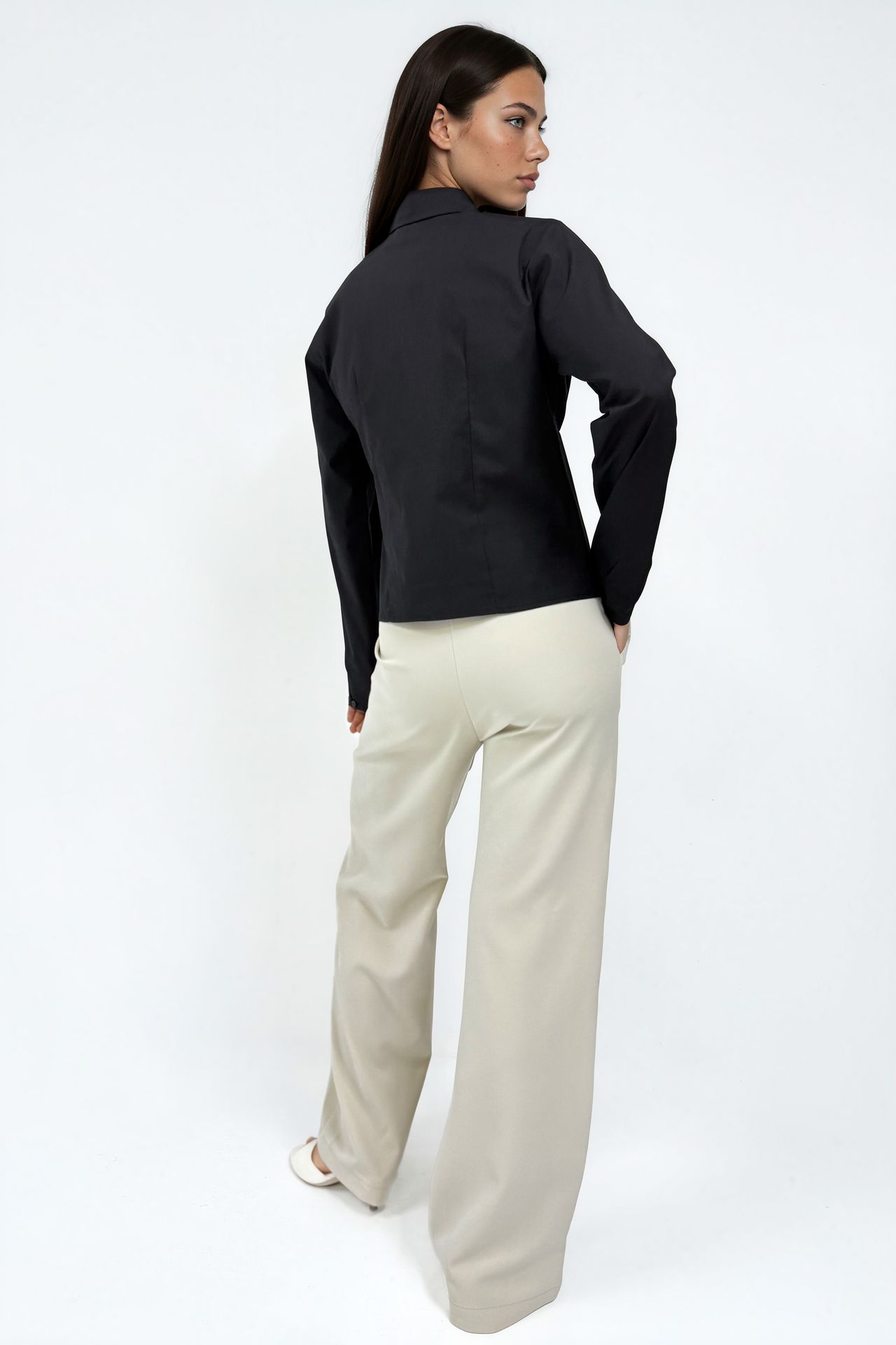 BDART Fitted Poplin Button-Up Short Shirt 3