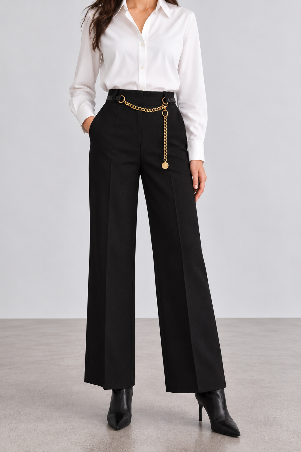 MY FASHION Straight-Leg Pants 1
