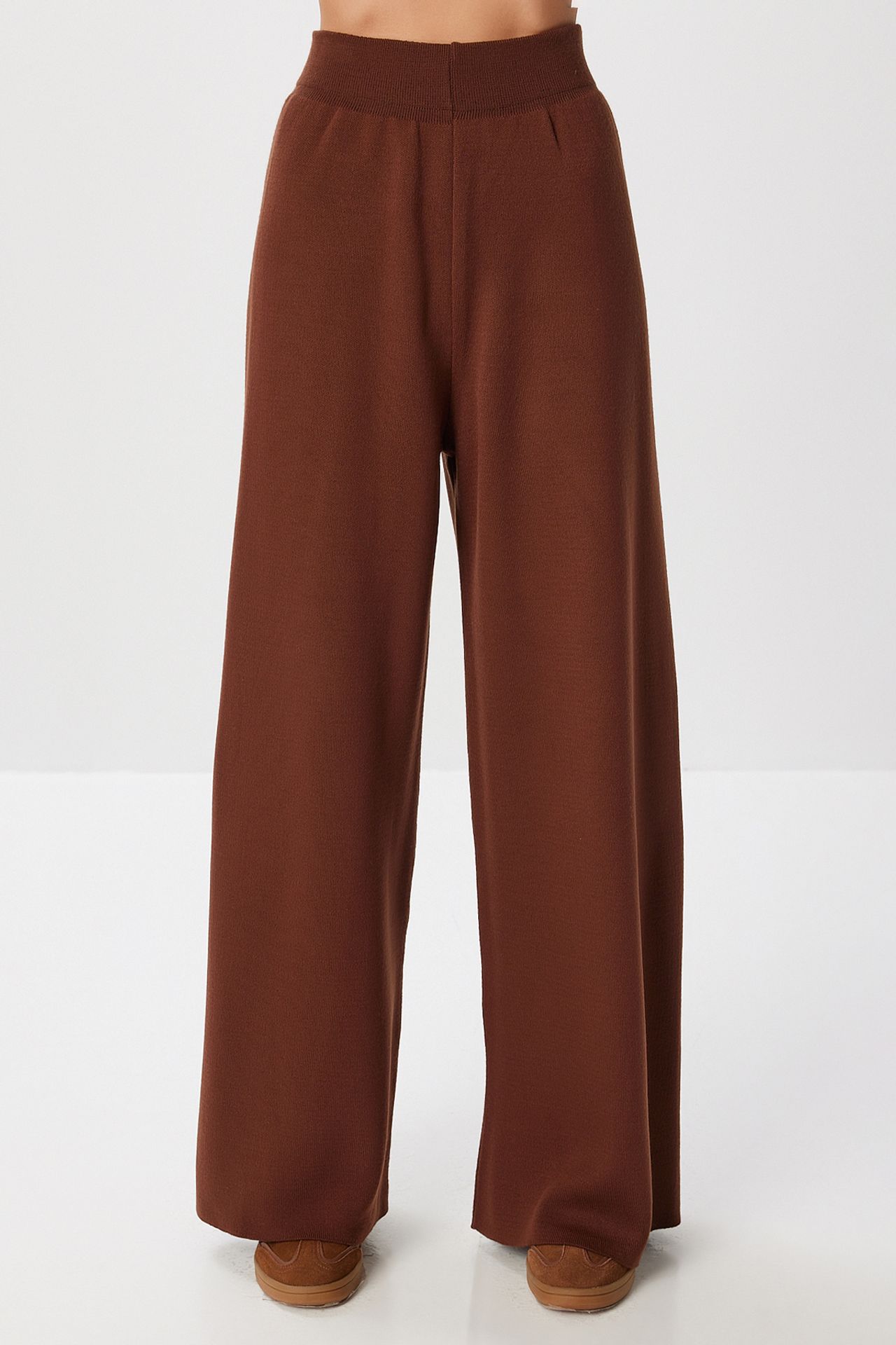 ISTANBUL Oversized Tie Detail V-Neck Knitwear Two-Piece Set