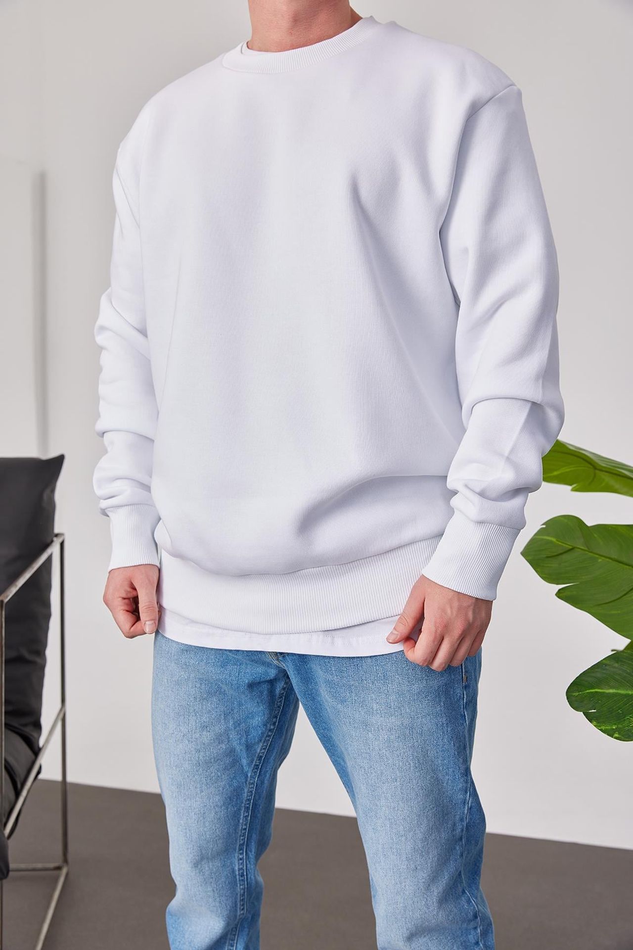 NOMARC Rahat Bisiklet Yaka Sweatshirt 2