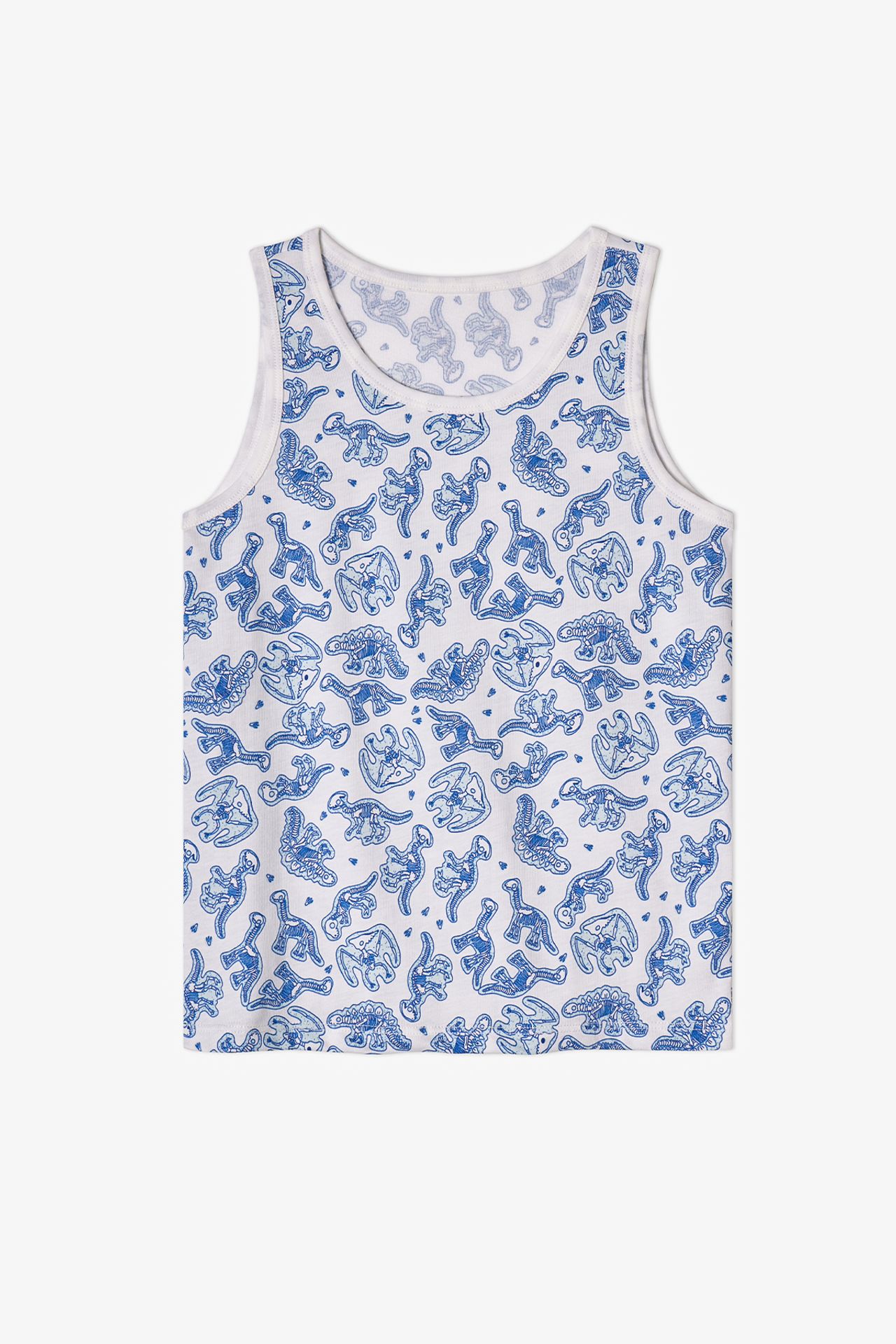 PENTI Boys' Broken Dino Bones Cotton Tank Top 2
