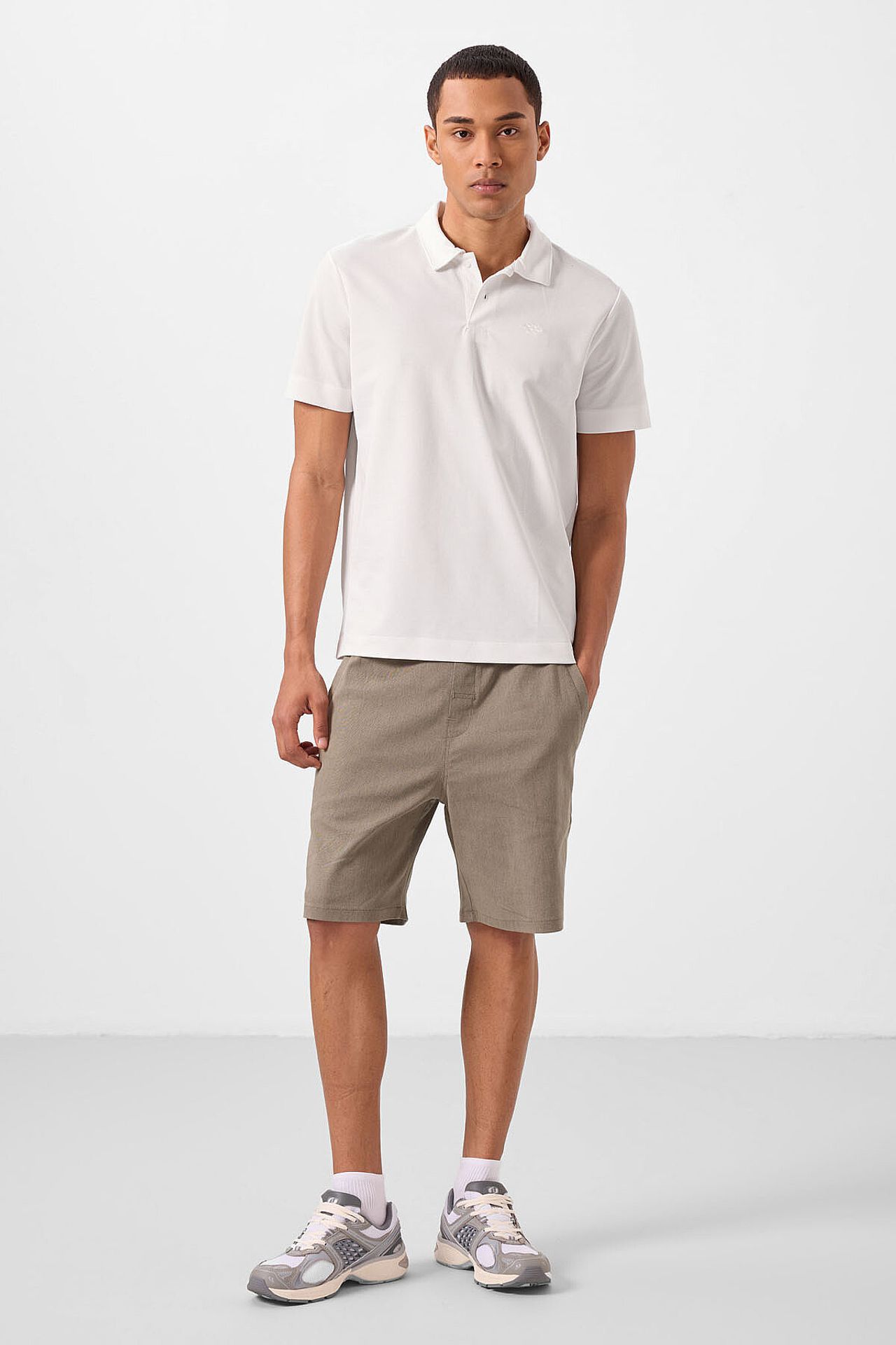 TOMMY Men's Cotton Elastane Polo T-Shirt 4