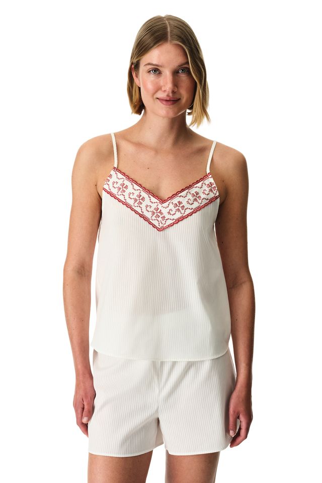 PENTI Off-White Gorgeous Shorts Pyjama Set