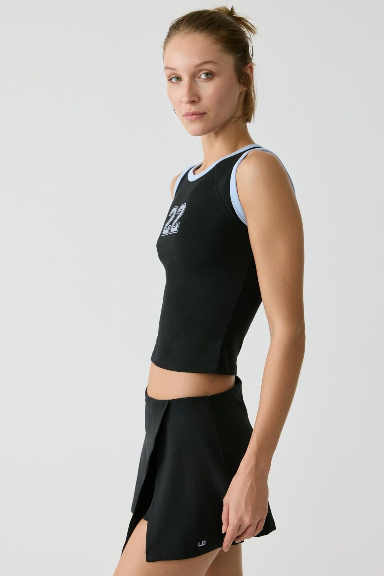 GRIMELANGE Plain Crew Neck T-Shirt 4
