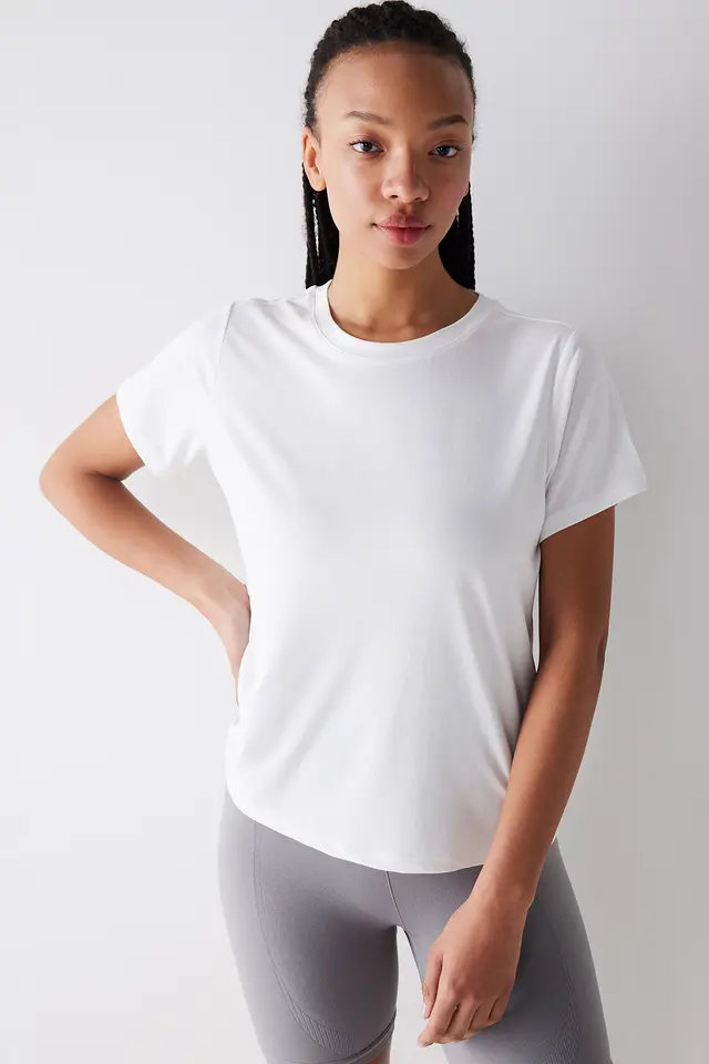 PENTI Loose Crew Neck Modal T-Shirt