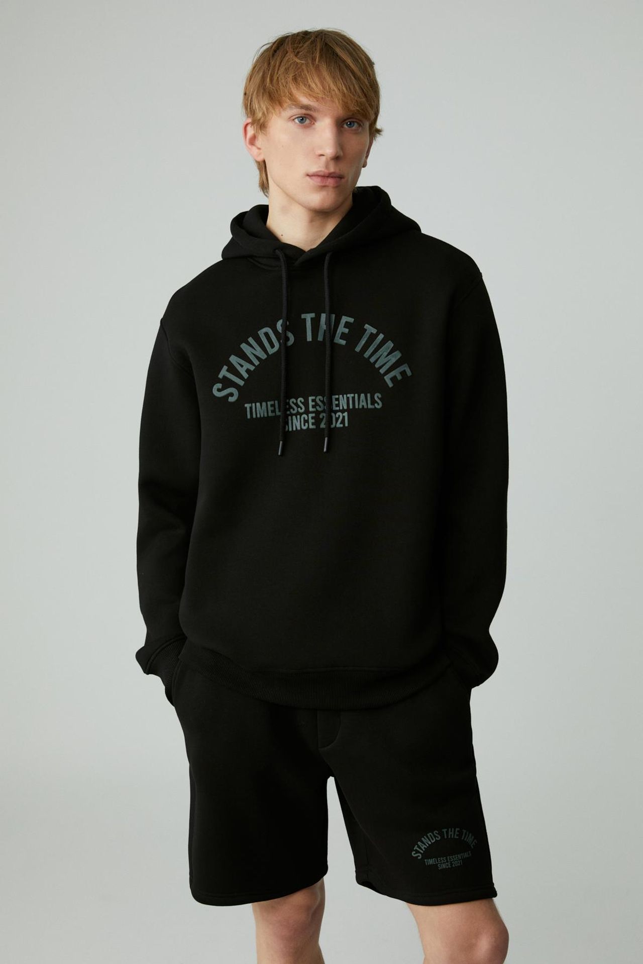 GRIMELANGE Kapüşonlu Baskılı Cepli Sweatshirt 4