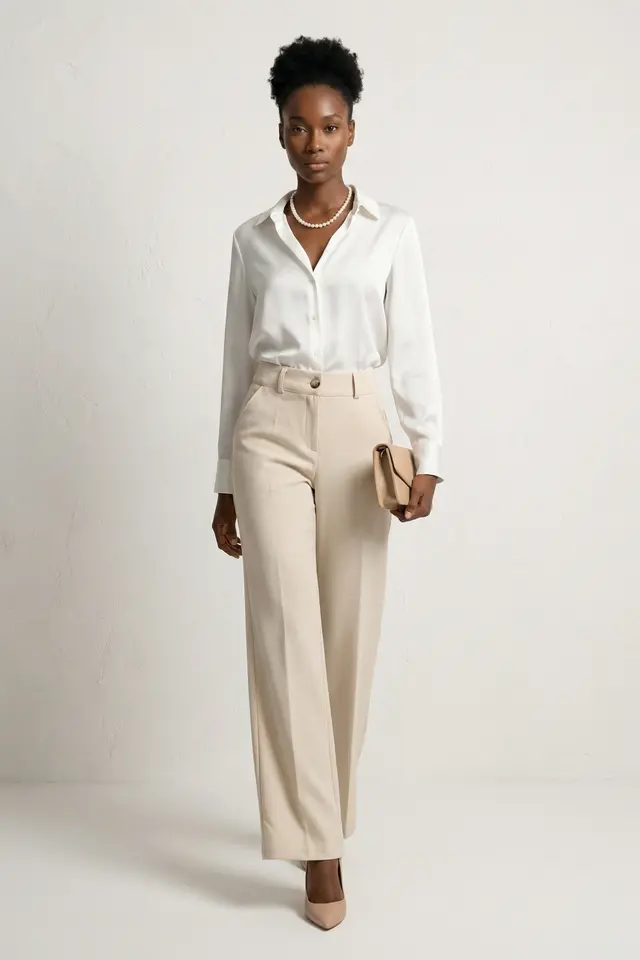 MY FASHION Straight-Leg Pants