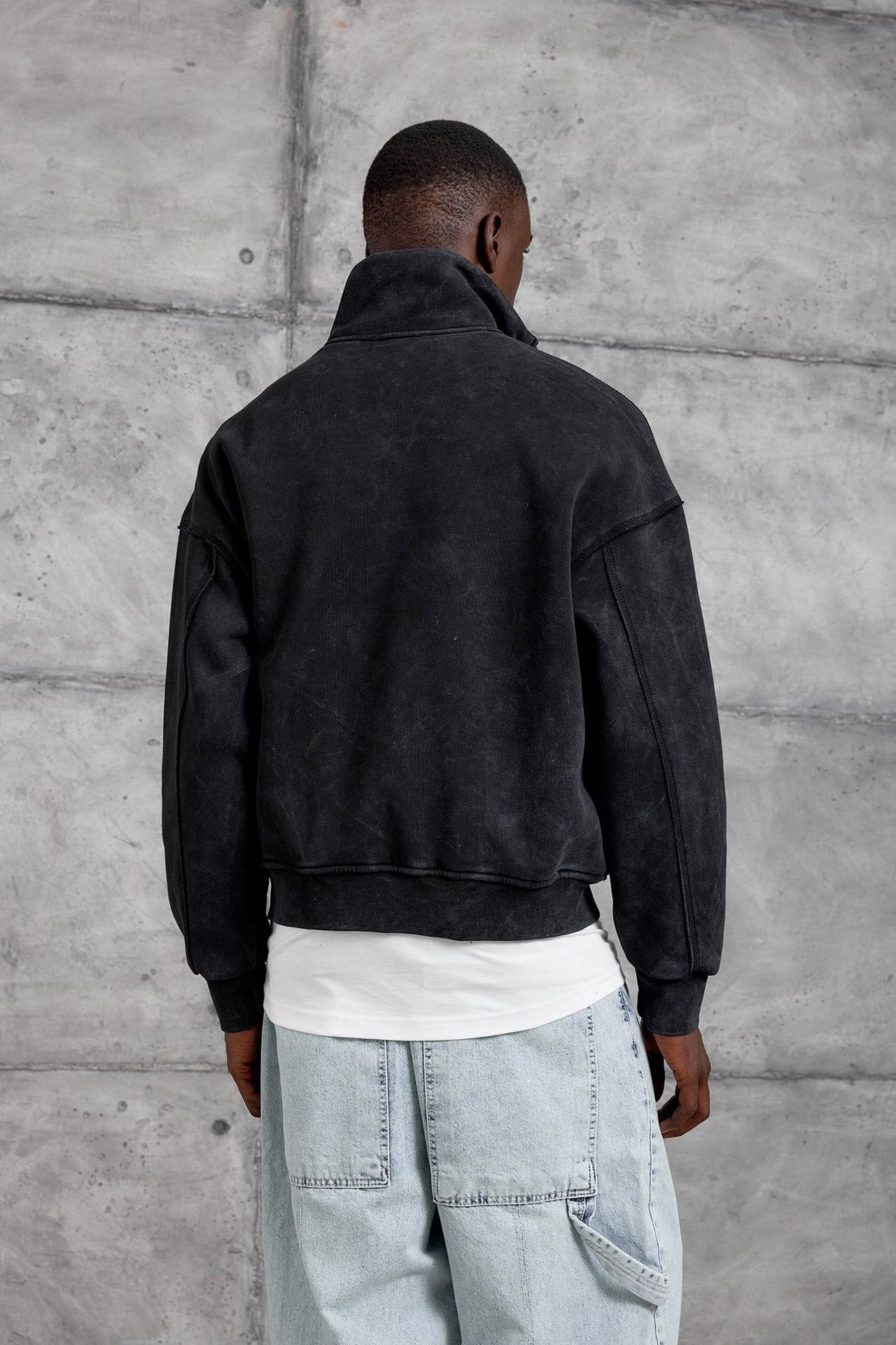 NOMARC Bol Kesim Yarım Fermuarlı Uzun Kollu Sweatshirt 5