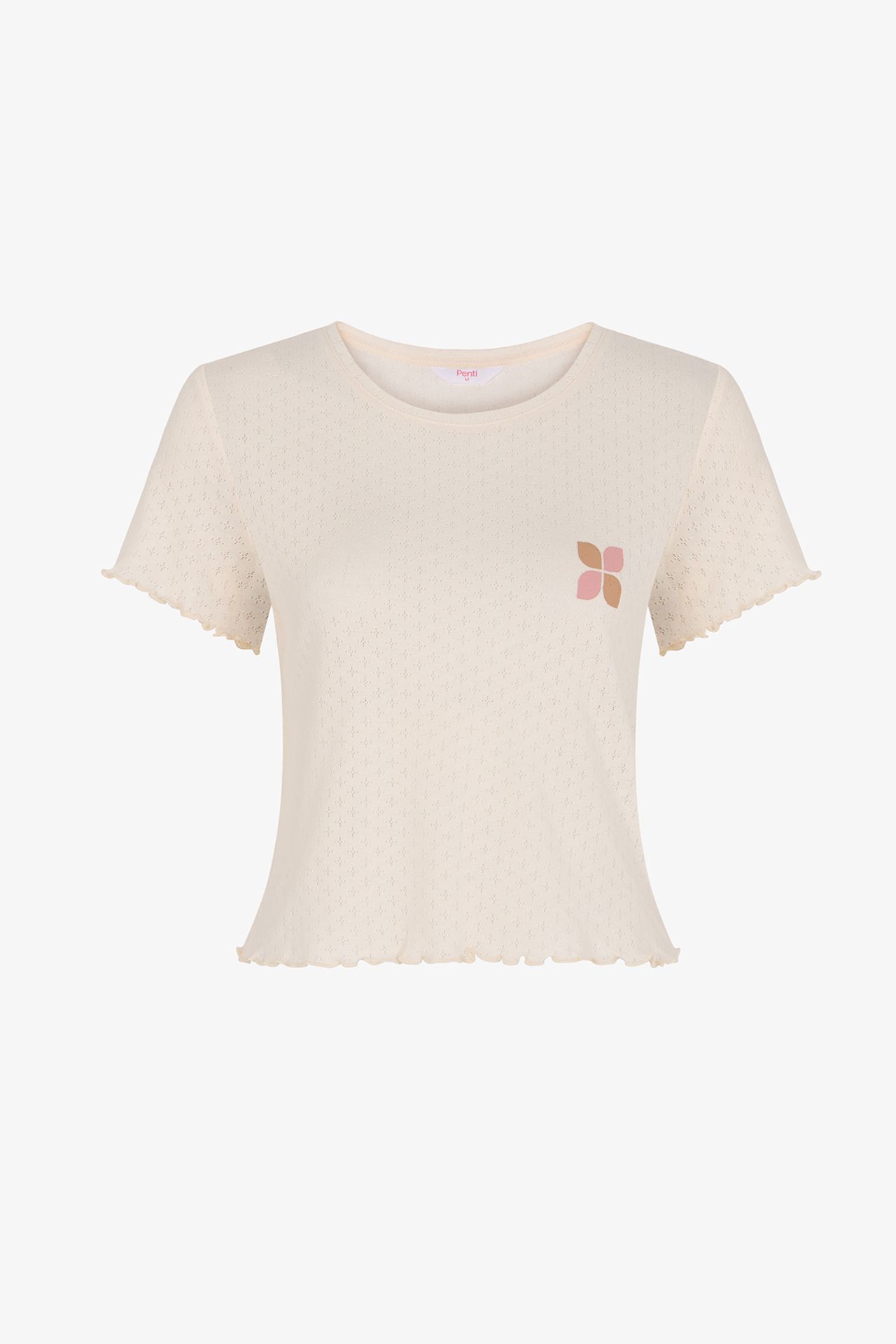 PENTI Sleep Mode Pointel Short Sleeve T-Shirt Pajama Top 5