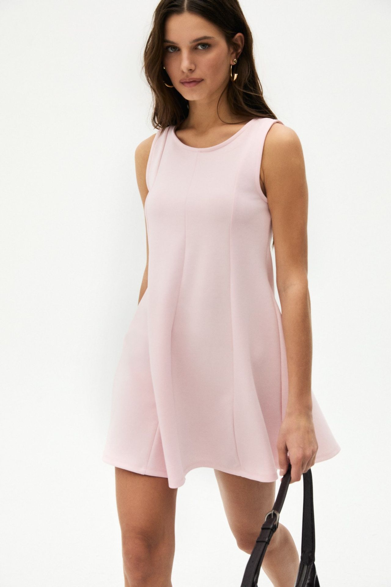 GRIMELANGE A-Line Crew Neck Mini Dress 1