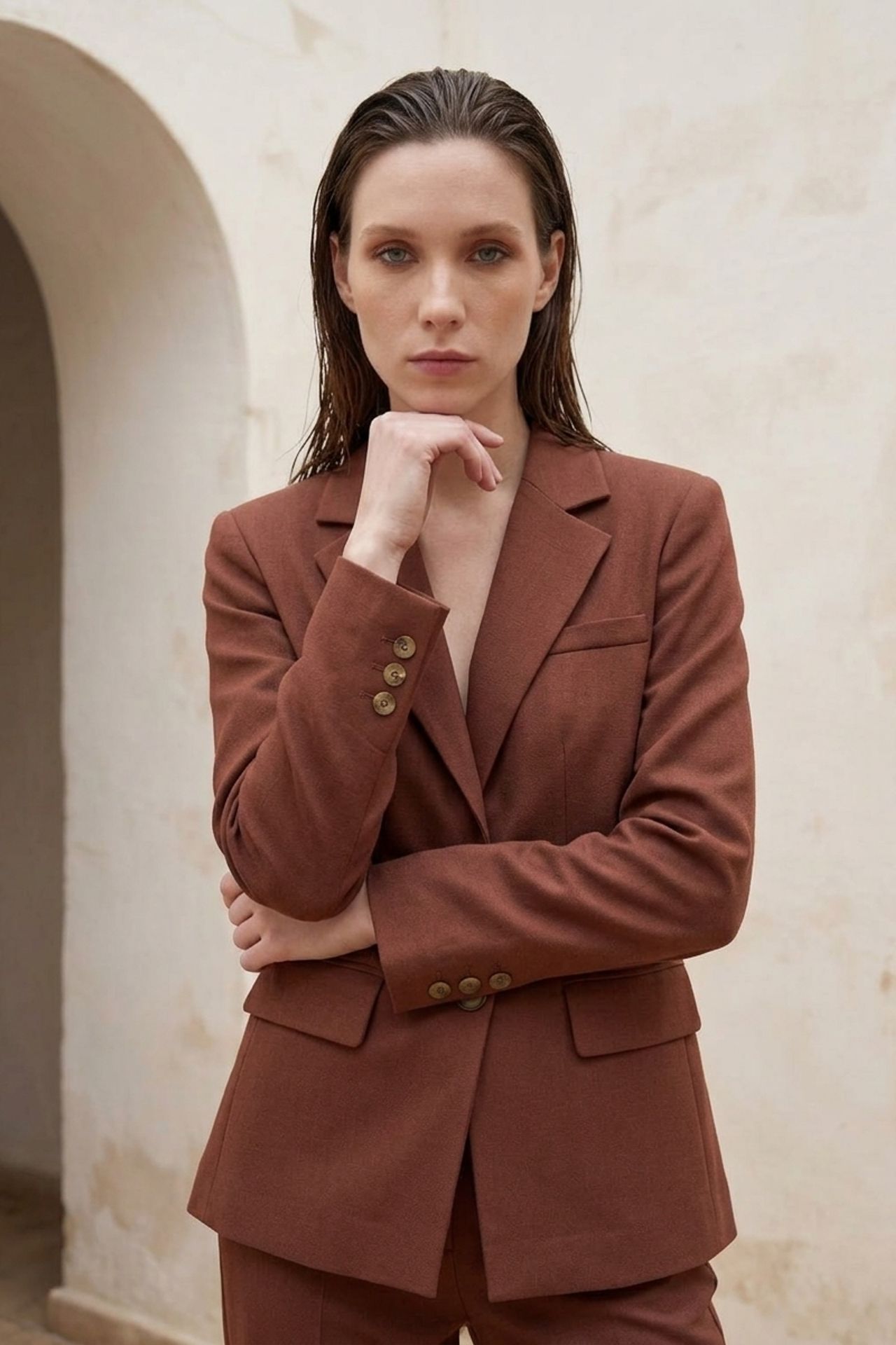 MY FASHION Women's regular-fit blazer jacket 5