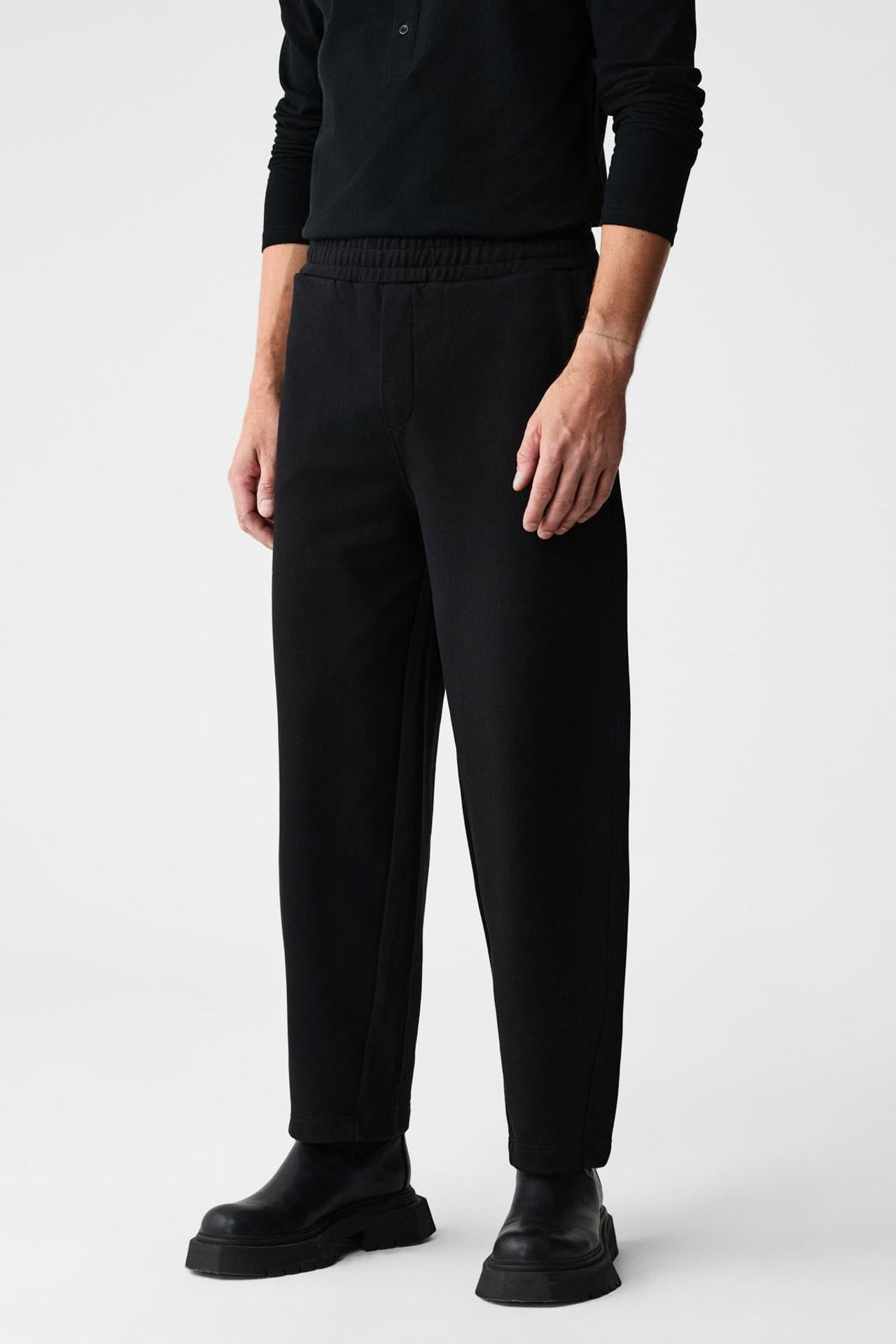 GRIMELANGE Lastikli Bel Geniş Paça Jogger 4