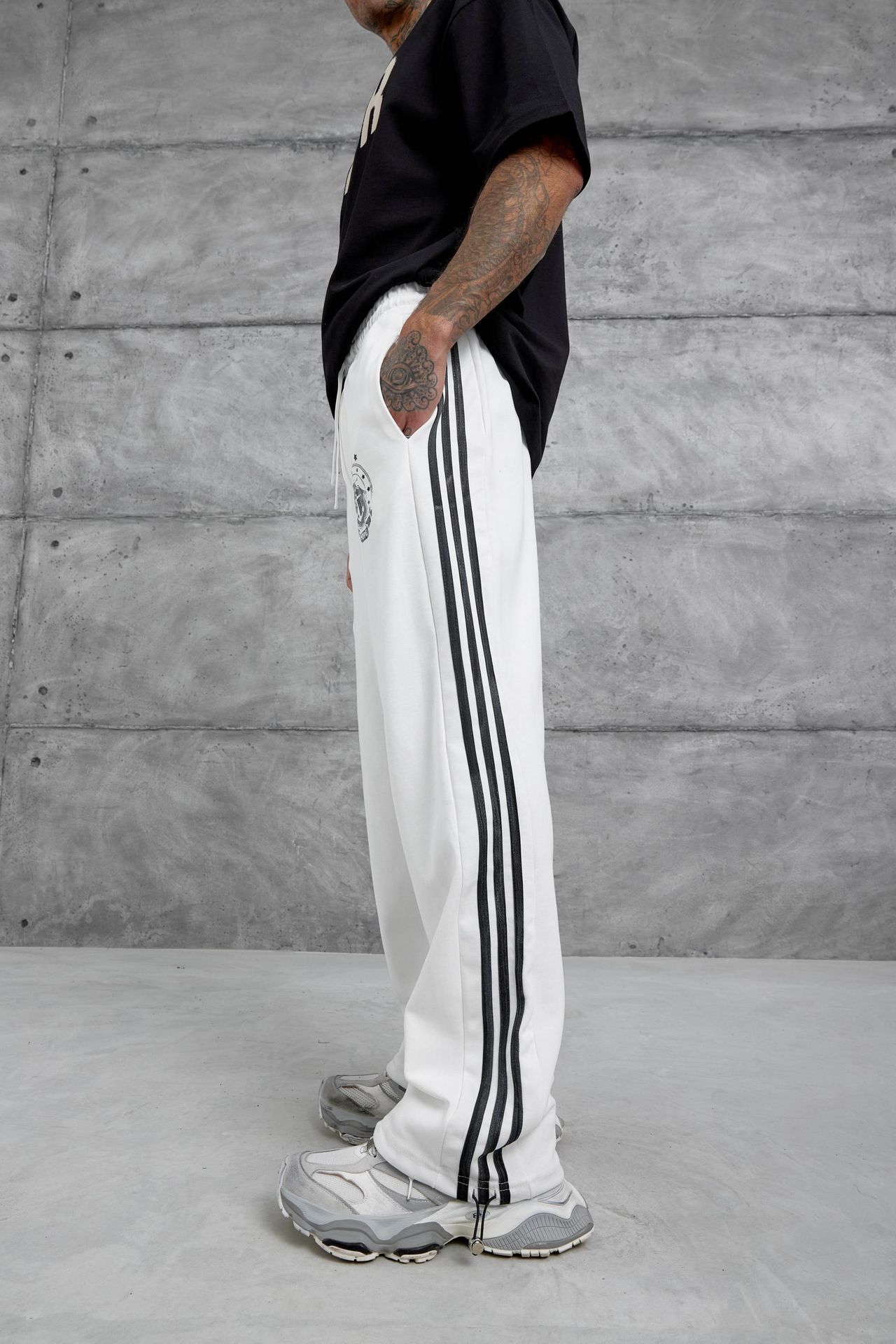 NOMARC Striped Loose Wide-Leg Joggers 3